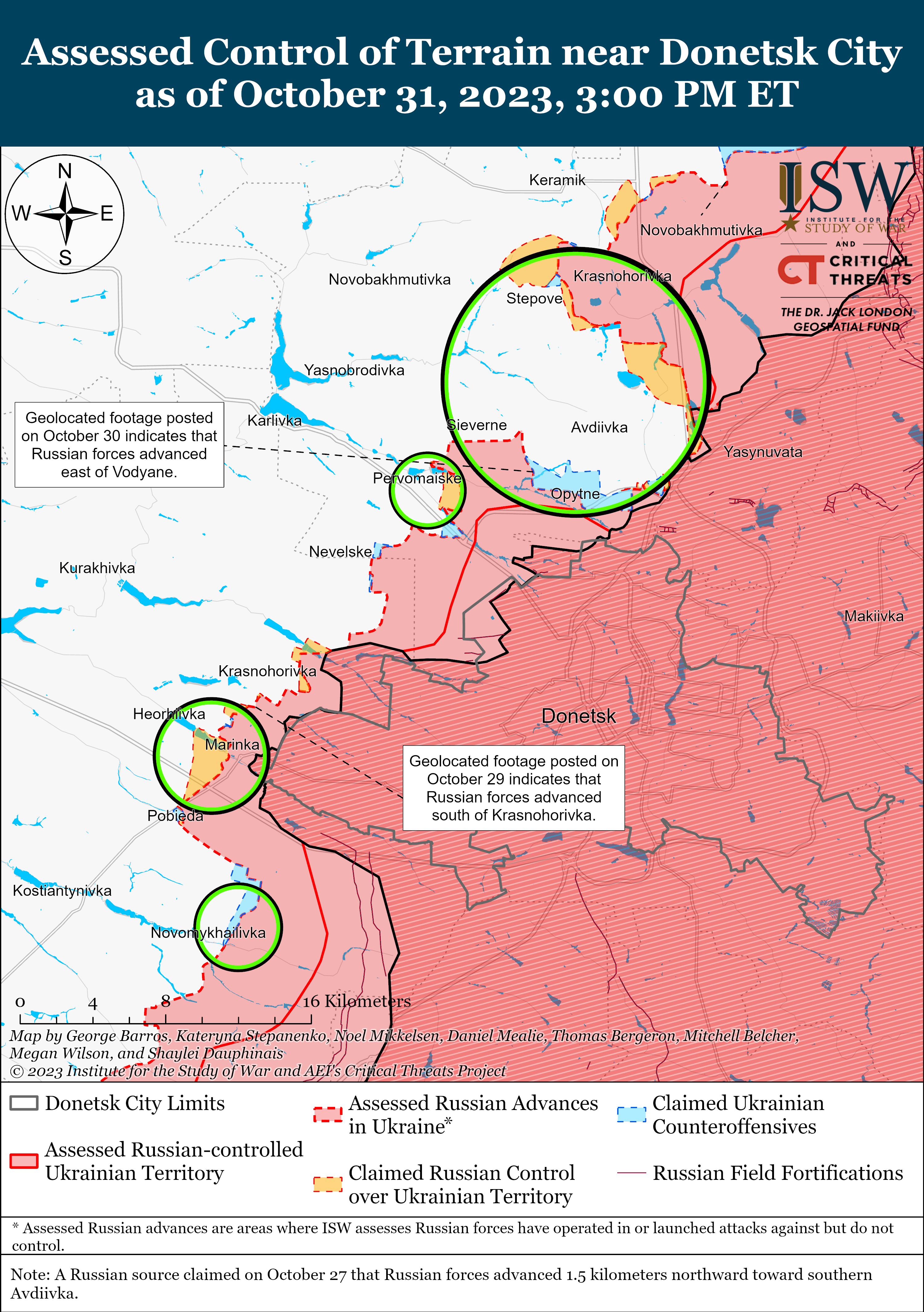 ЗСУ намагалися прорвати російську оборону в районі Піщанівки і Пойми: карти боїв ISW