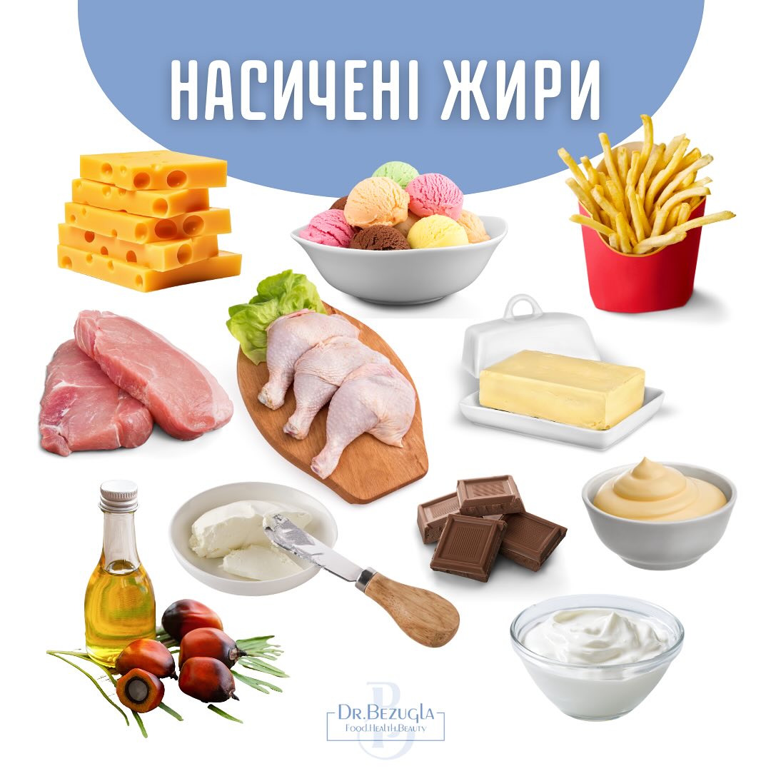 В каких продуктах прячутся насыщенные жиры и сколько их можно есть в сутки.  Читайте на UKR.NET