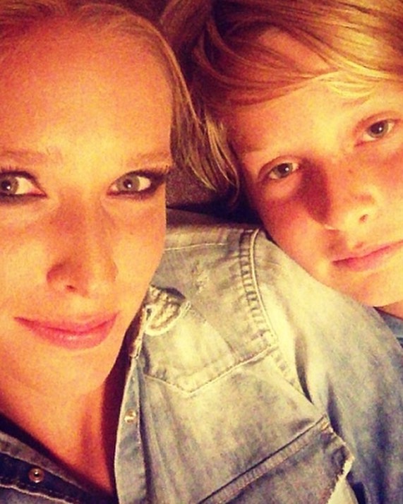 Осадчая показалась со взрослым сыном, который учится за границей (фото)