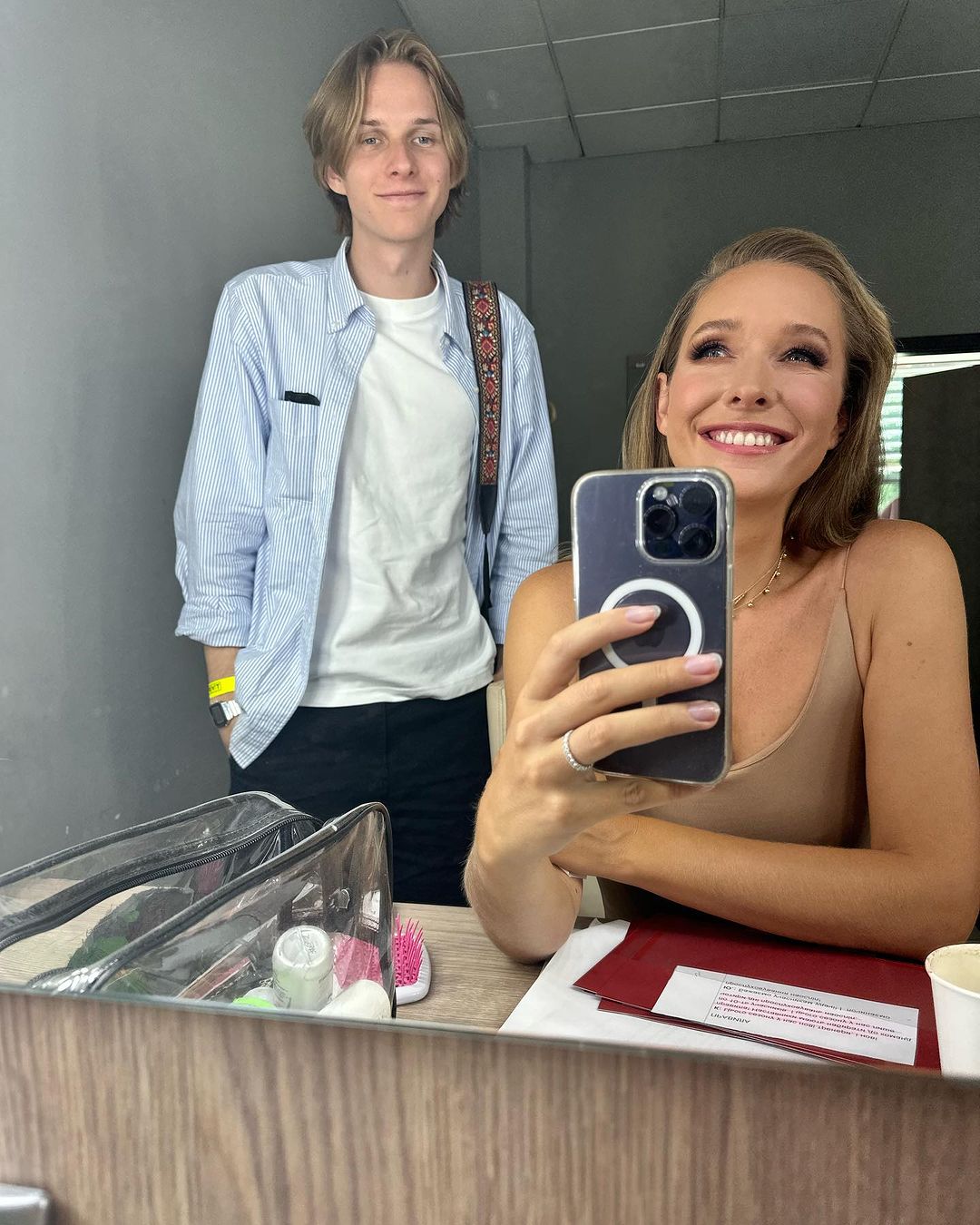 Осадчая показалась со взрослым сыном, который учится за границей (фото)