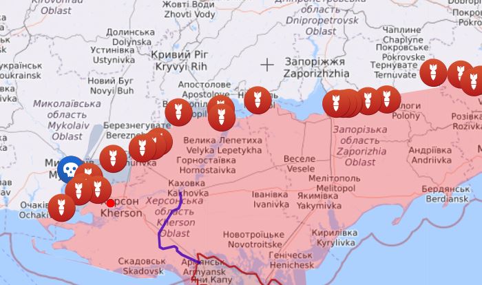 Обстановка на фронте сегодня карта боевых действий