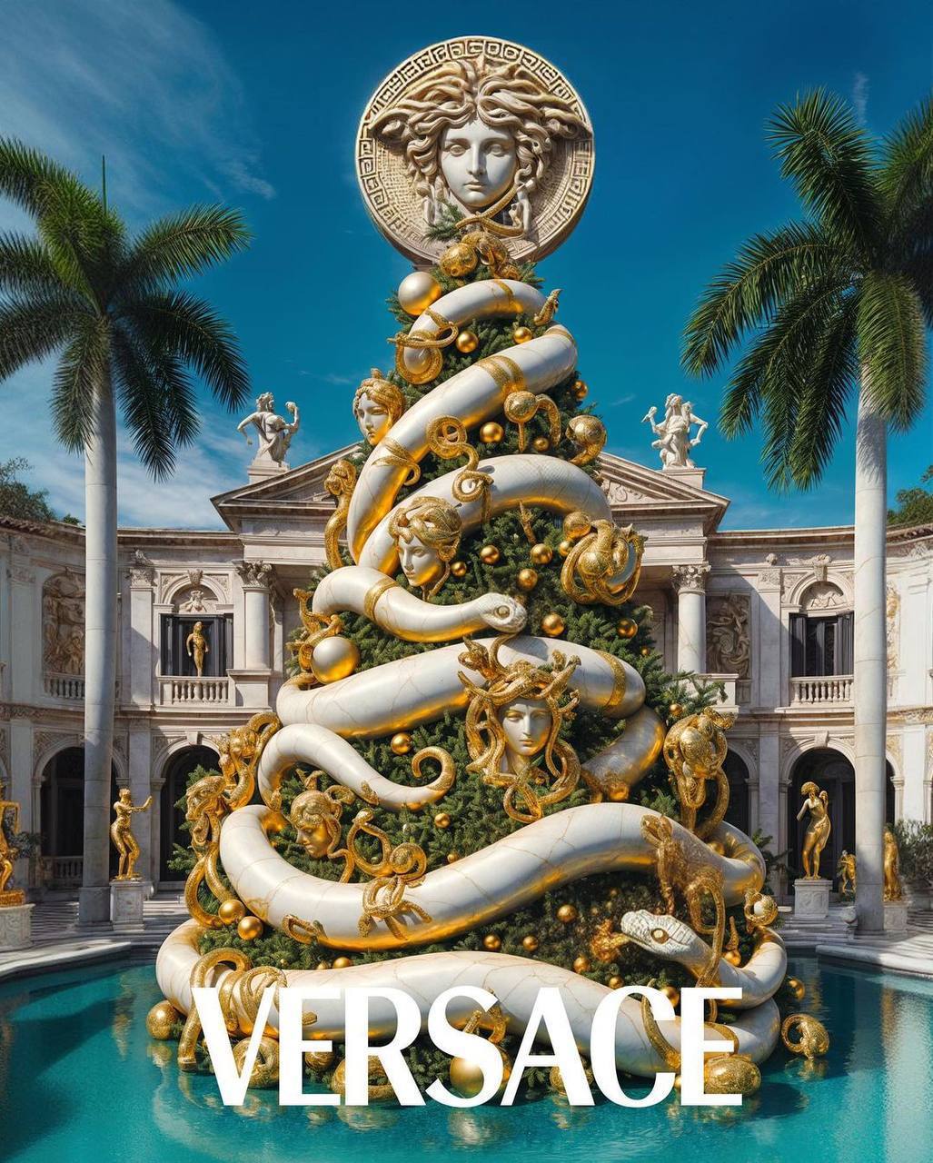 Искусственный интеллект показал, как могут выглядеть елки от мировых брендов (фото)