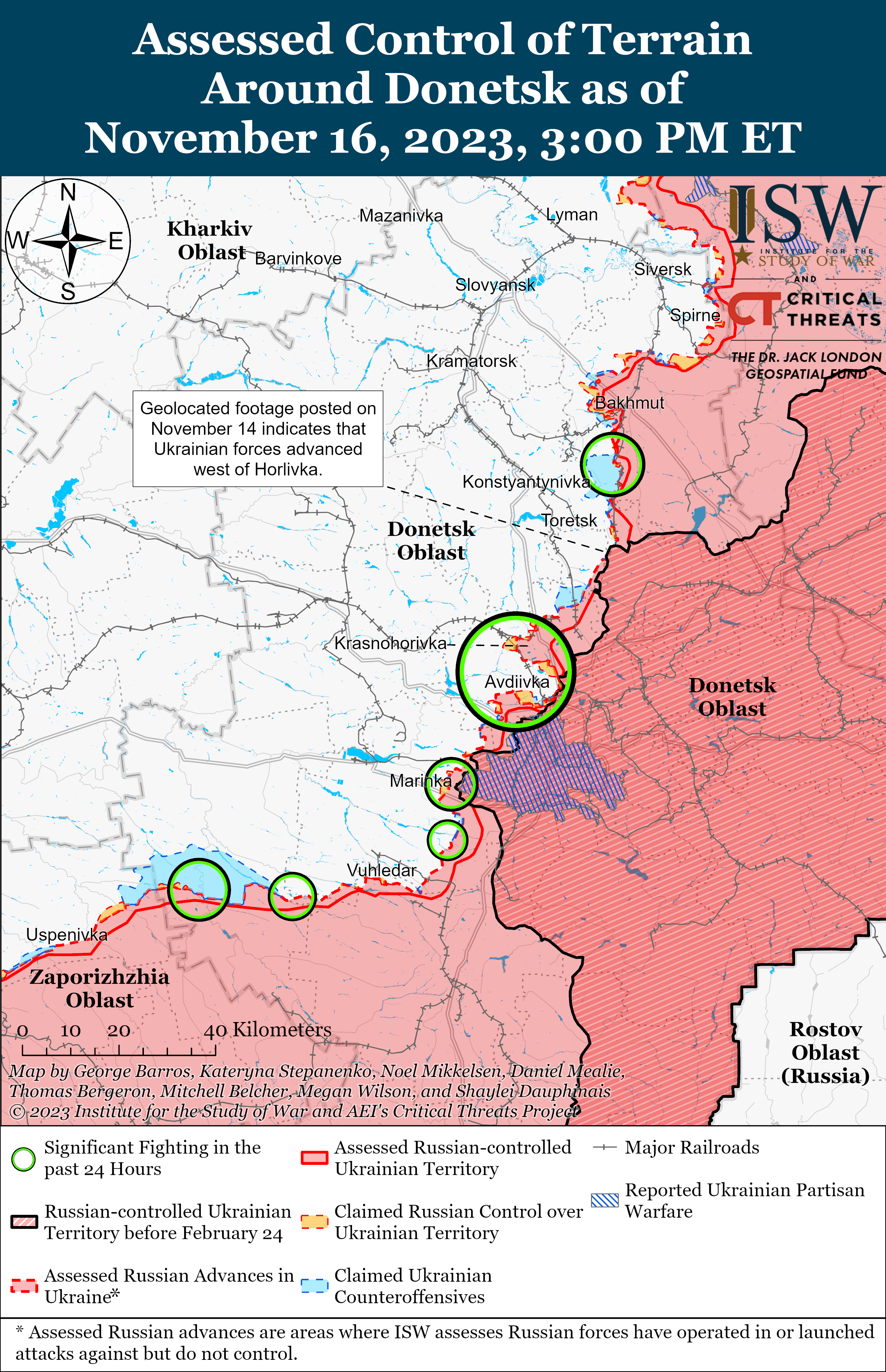 ВСУ наступают в Запорожской области: карты боев ISW