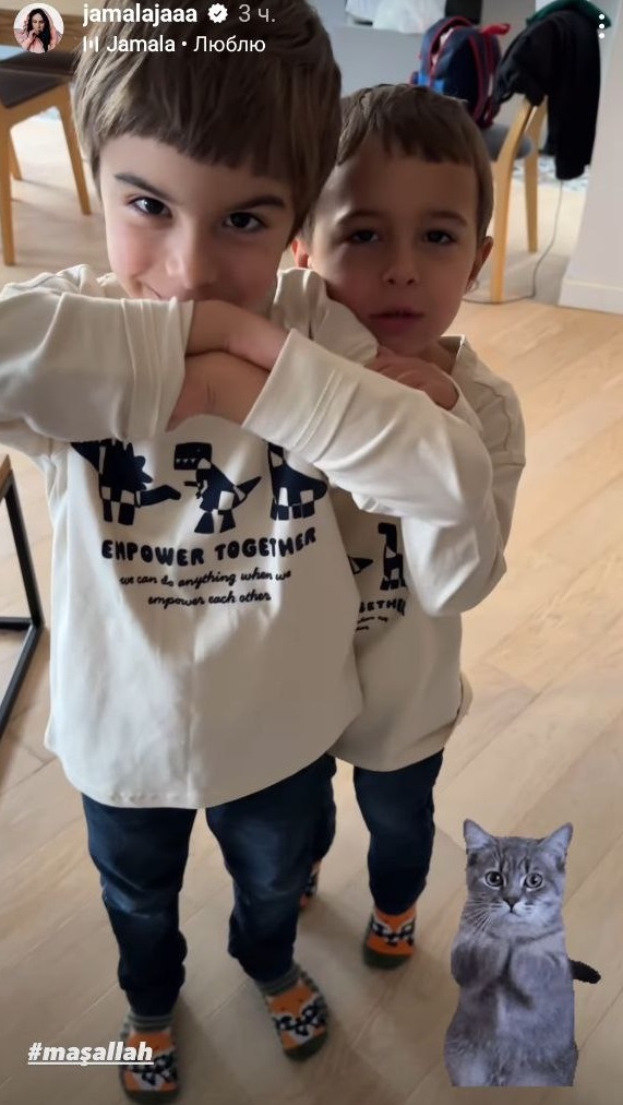 Джамала впервые за долгое время показала всех своих сыновей: как они выглядят