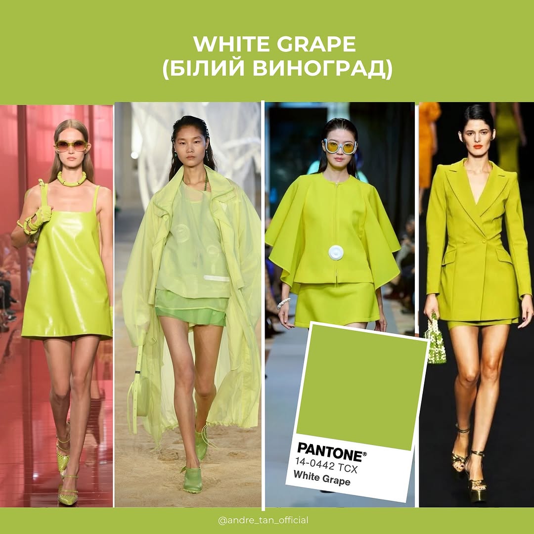 Лаймовый крем и крокус: Андре Тан назвал самые модные оттенки весны-лета 2025
