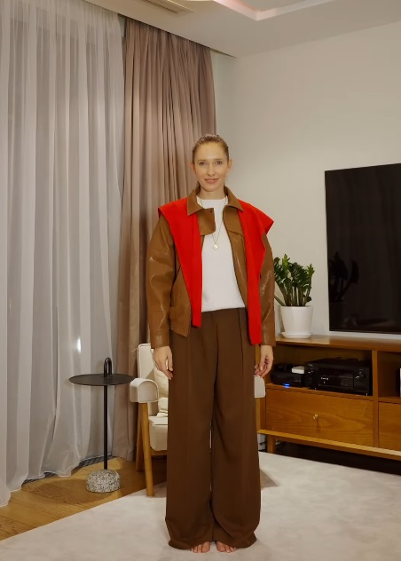 Шкіряні речі - хіт весни 2025: як їх носить Катя Осадча