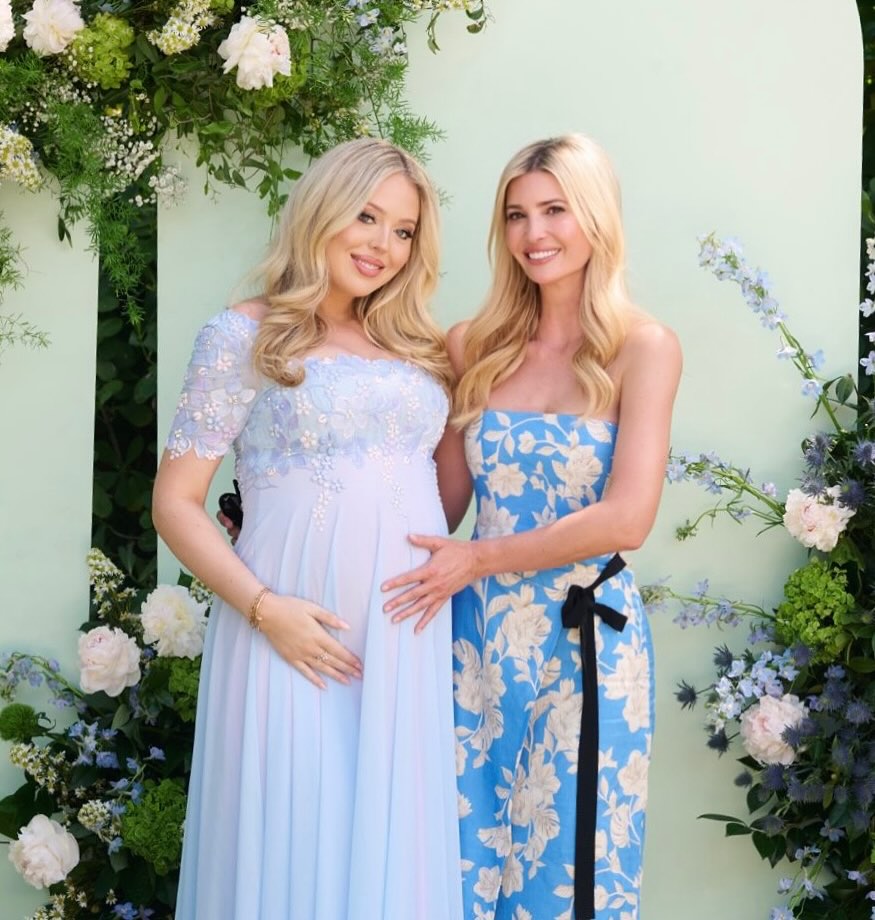 Младшая дочь Дональда Трампа "засветила" большой животик на последнем месяце беременности