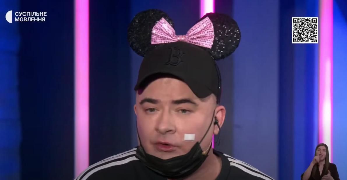 Андрій Данилко пояснив, чому сидів на Нацвідборі з пластиром на щоці