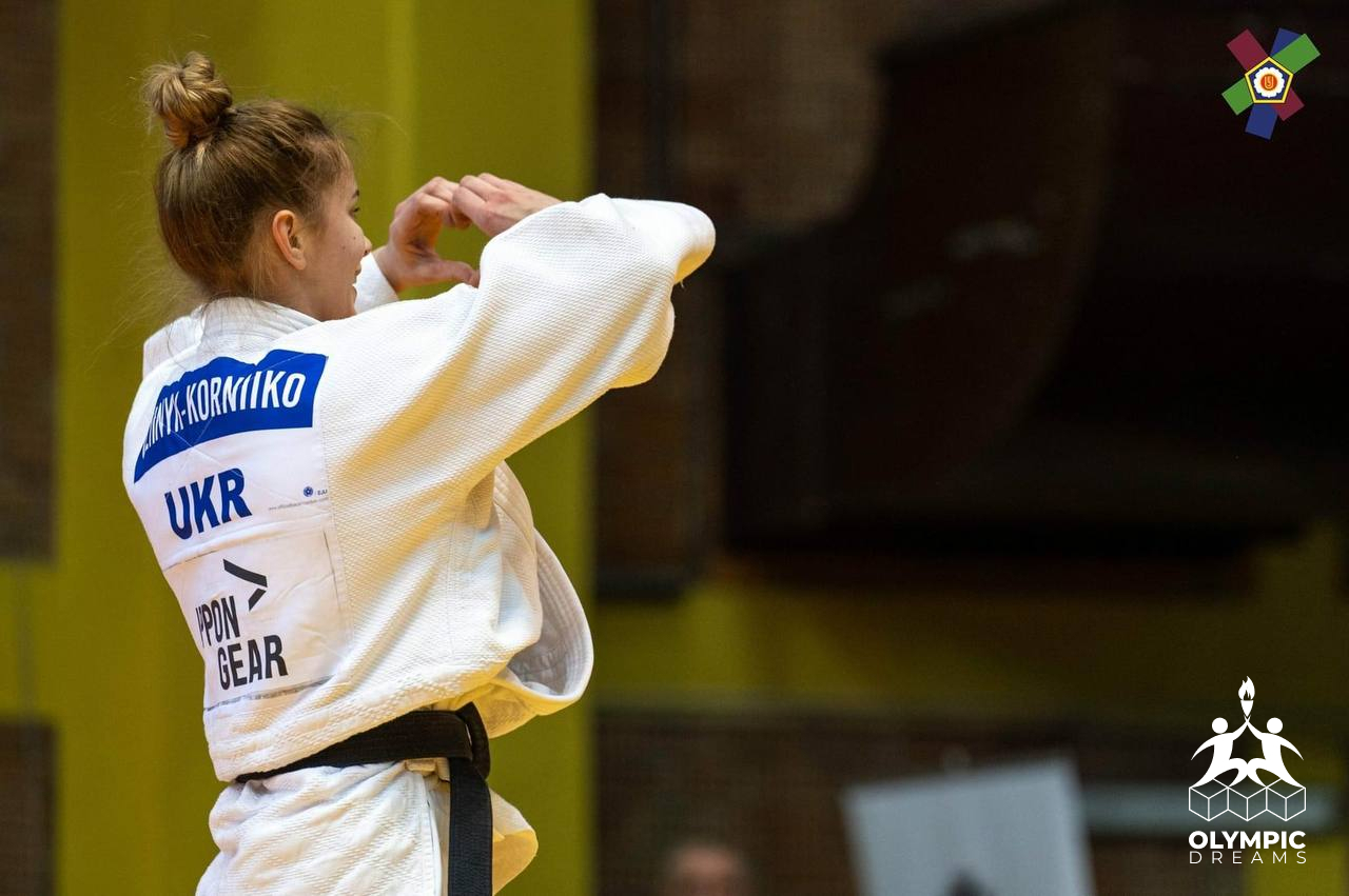 Украинский гимн на Кубке Европы по дзюдо: участница проекта Olympic Dreams заняла первое место на турнире