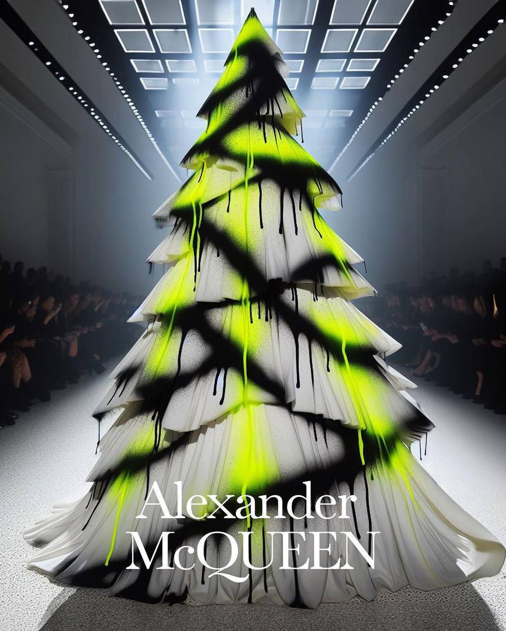 Искусственный интеллект показал, как могут выглядеть елки от мировых брендов (фото)