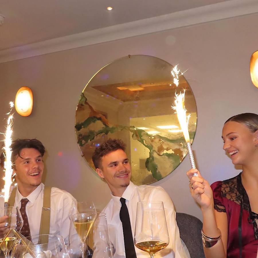 Дэвид Бекхэм показал, как прошел его Новый год (фото)