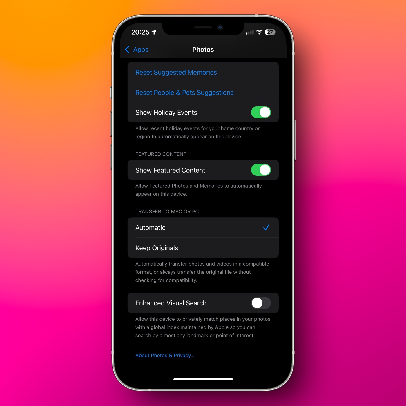 Сохраняйте приватность. Как запретить Apple собирать ваши личные данные