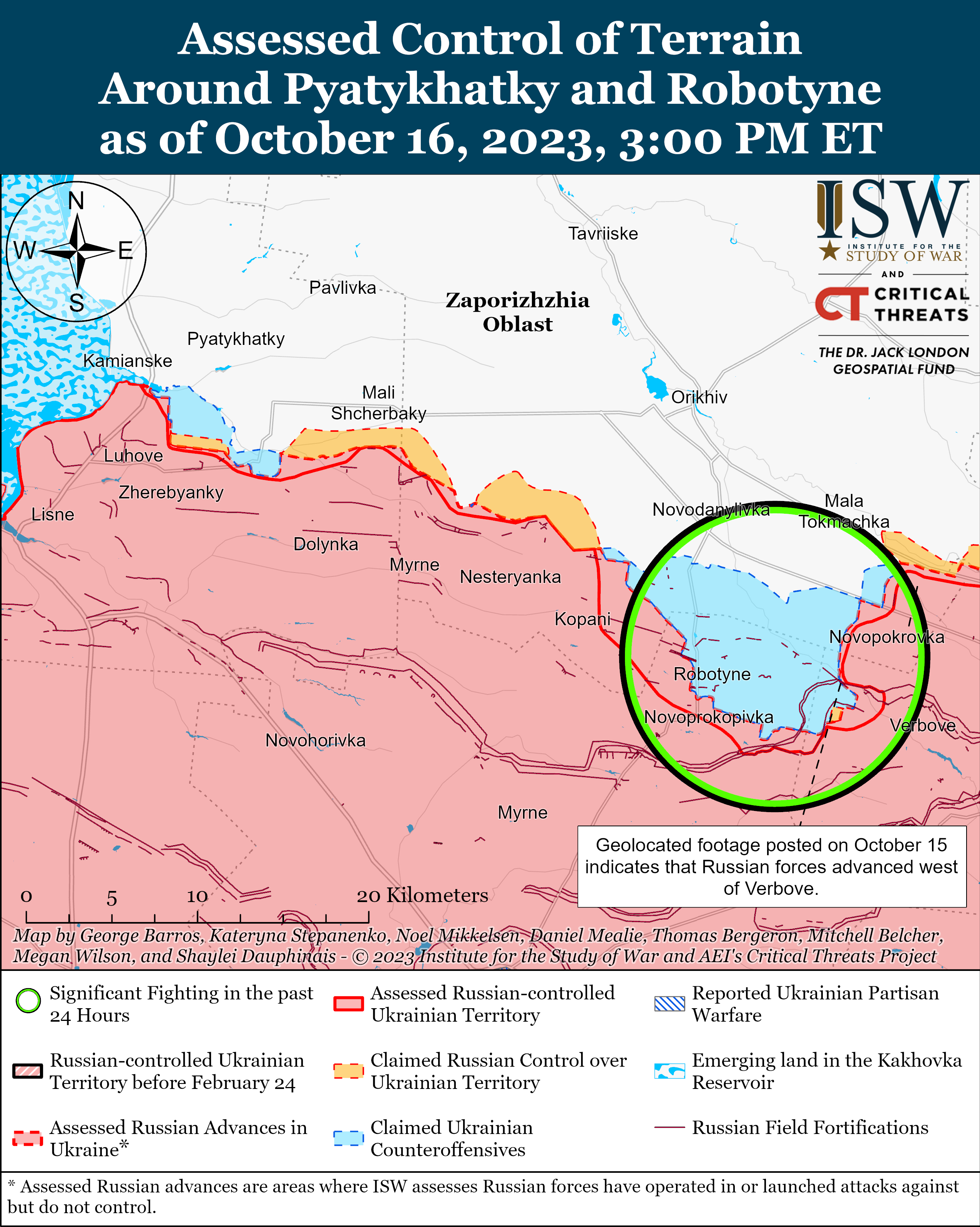 ЗСУ продовжили наступальні операції у напрямку Мелітополя: карти ISW