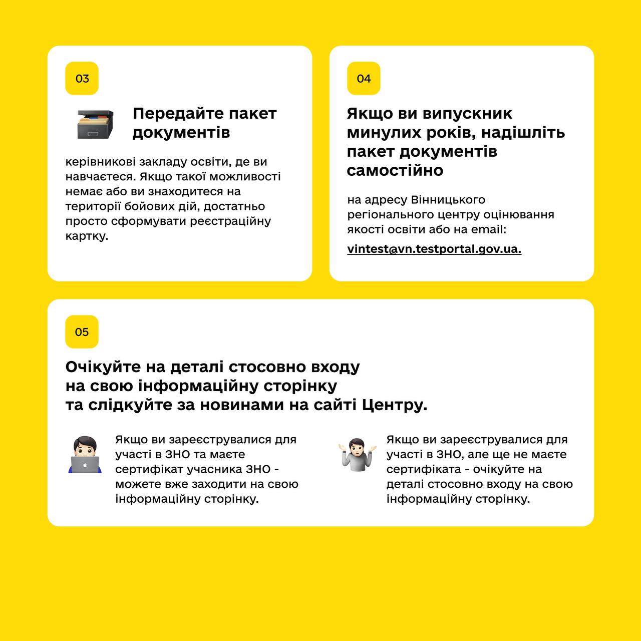 ЗНО у 2022 році: як випускникам зареєструватися на складання тесту