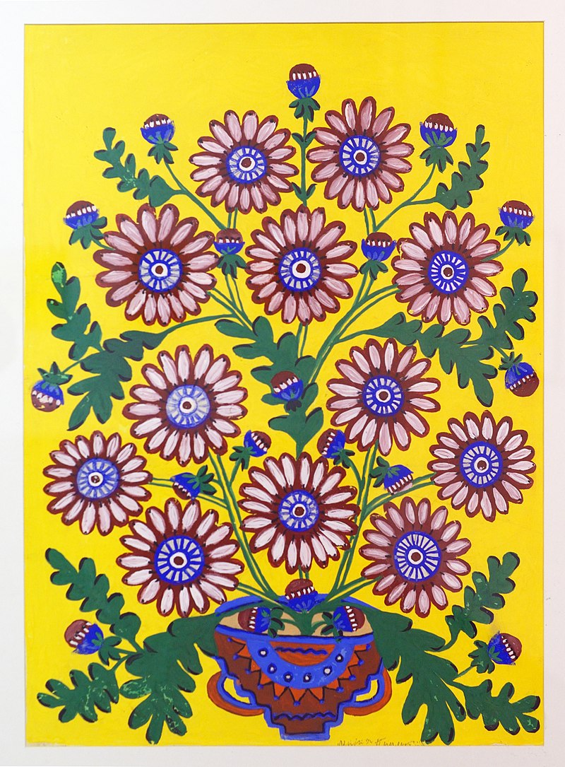 Під Києвом окупанти спалили музей. Згоріли унікальні картини Марії Приймаченко