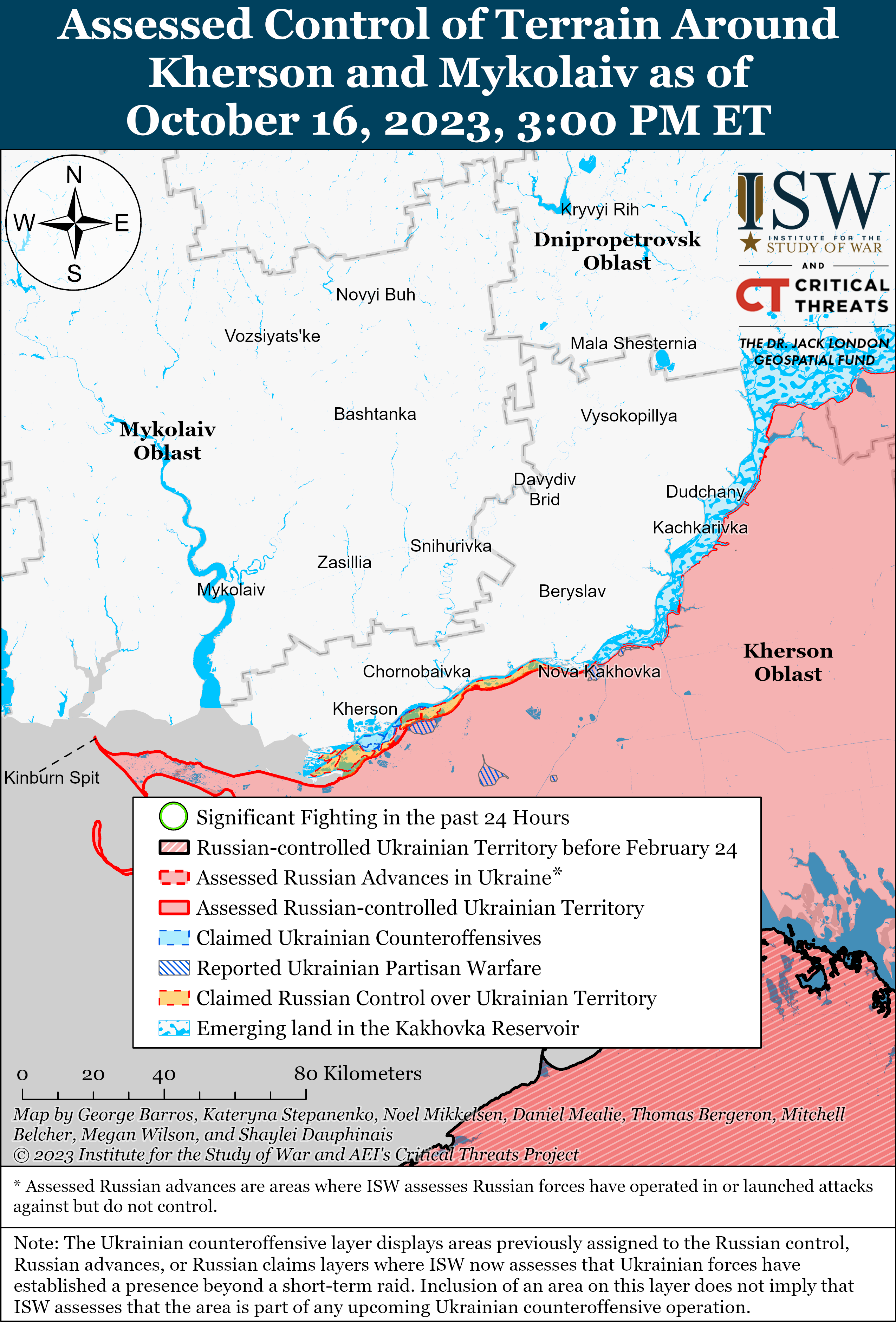 ЗСУ продовжили наступальні операції у напрямку Мелітополя: карти ISW