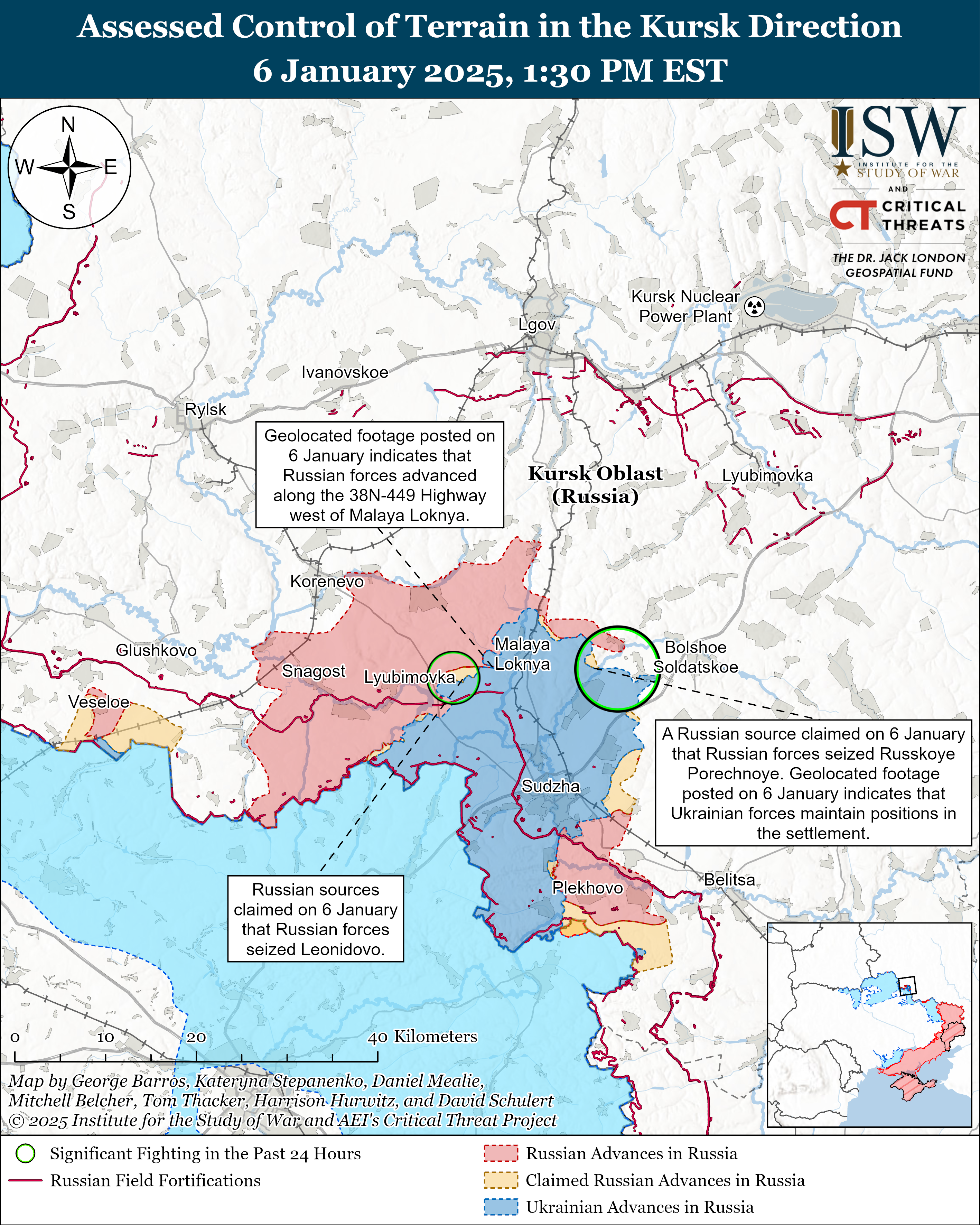 ЗСУ знову просунулися в Курській області, але є успіх і у РФ, - ISW