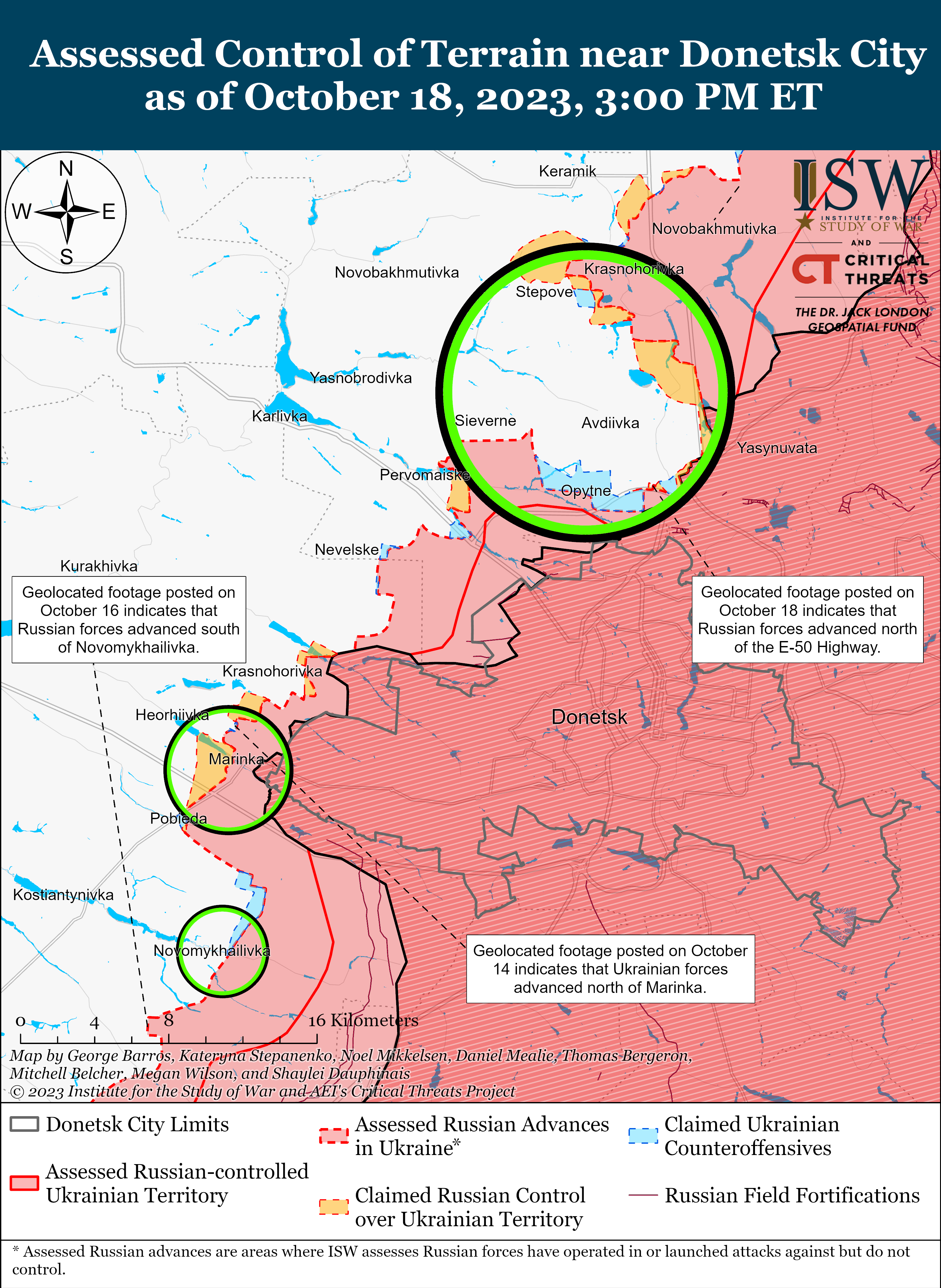 ВСУ продвинулись вблизи Бахмута и в районе Роботиного: карты боев ISW