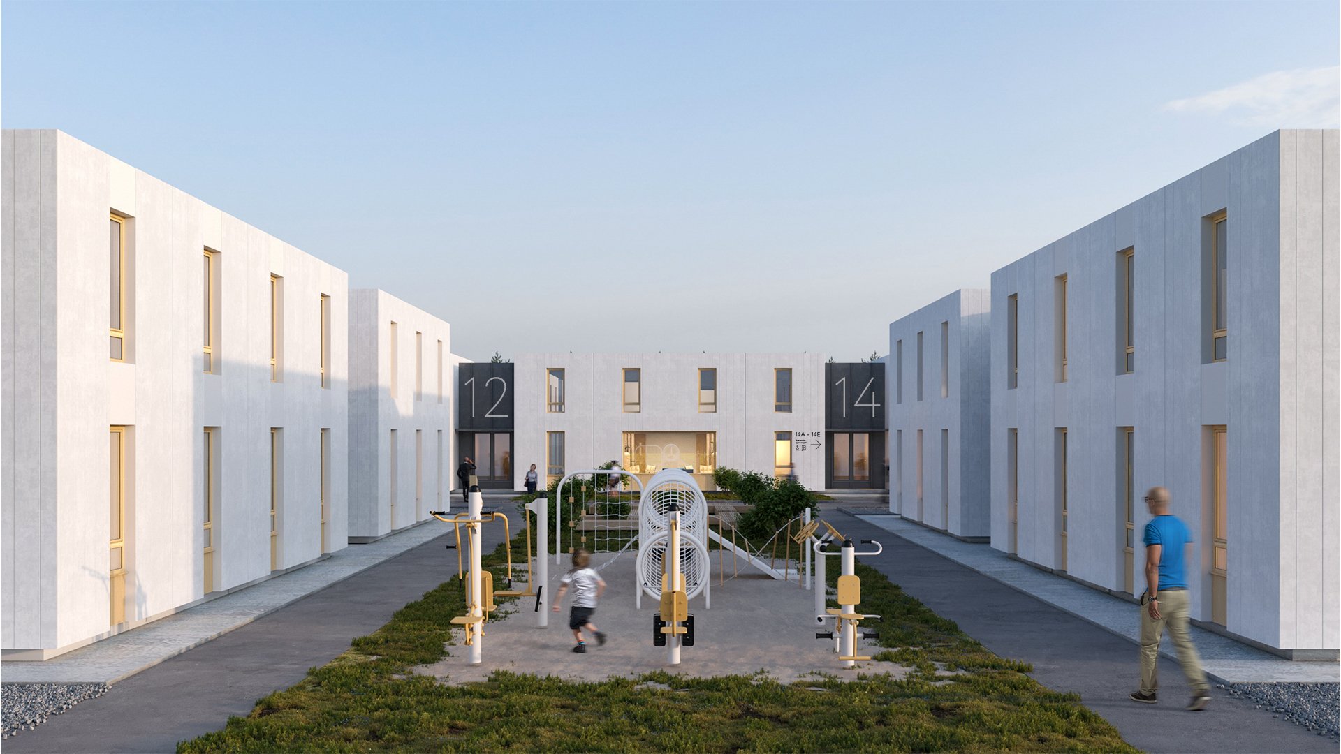 Под Киевом построят модульный городок с 2-этажными домами: как они будут выглядеть