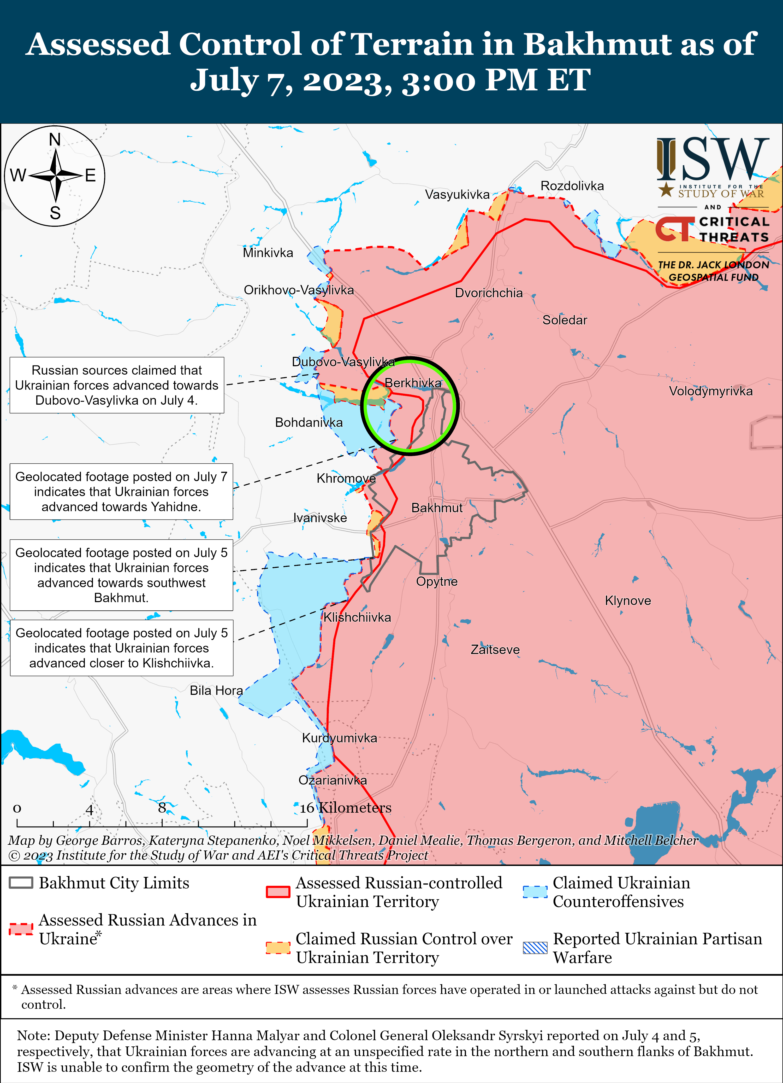 ВСУ начали новую волну контратак в Запорожской области: карты боев ISW