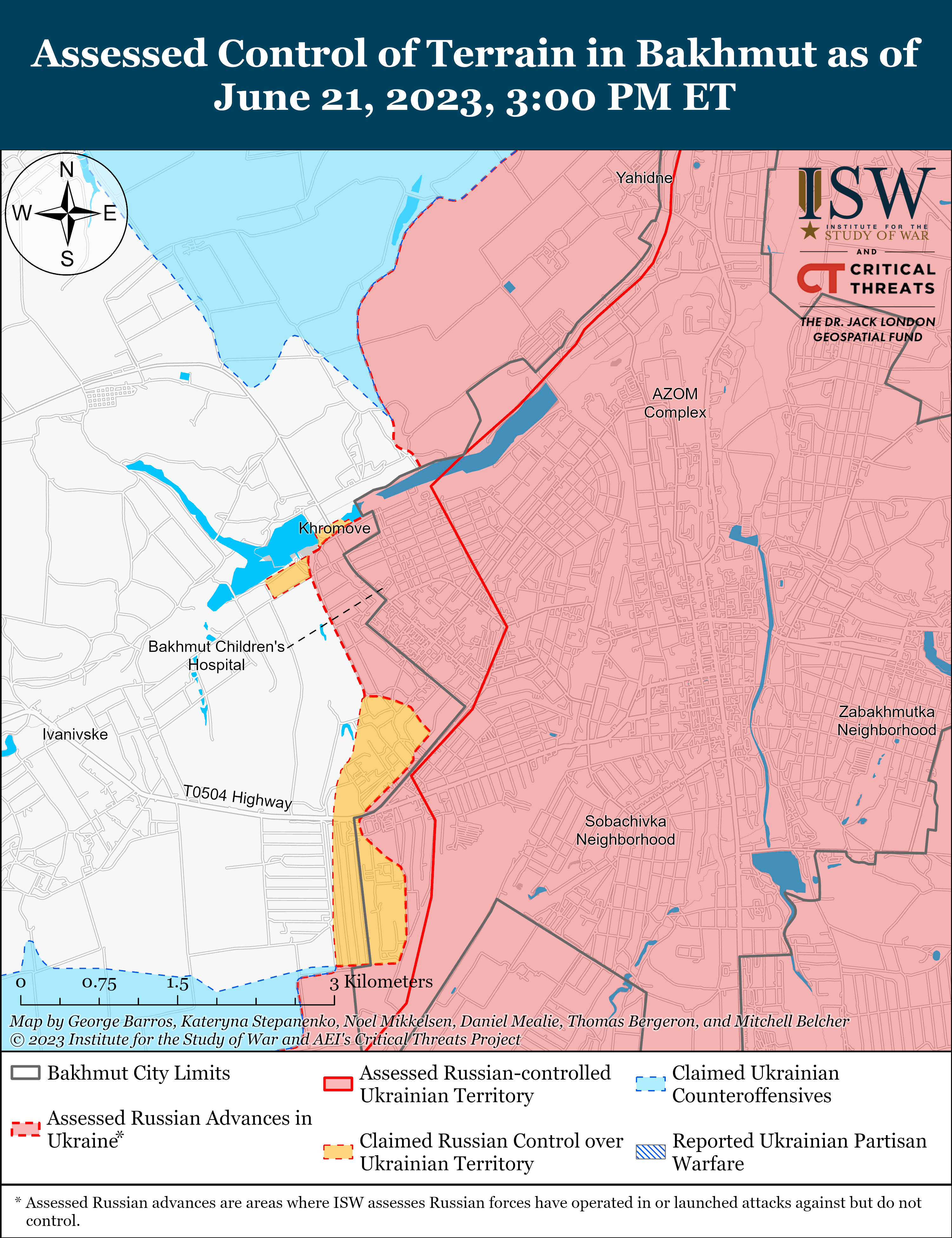 Украинские войска атакуют на востоке и юге выравнивая линию фронта: карты боев ISW