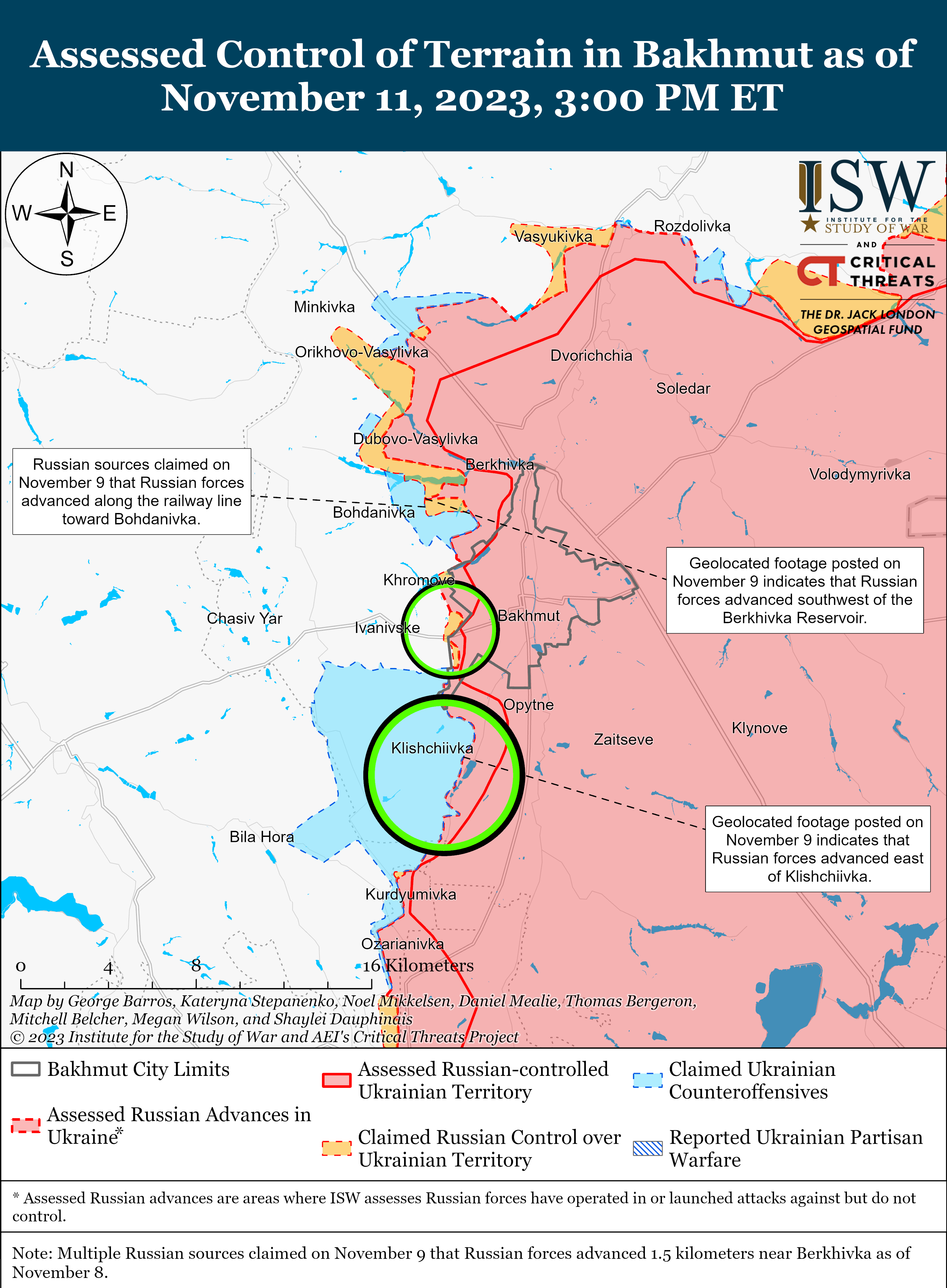 Украинские войска продвинулись на Мелитопольском направлении: карты боев ISW