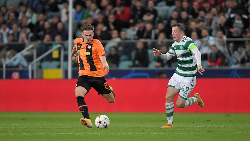 "Шахтер" удержал ничью с "Селтиком" в Лиге чемпионов