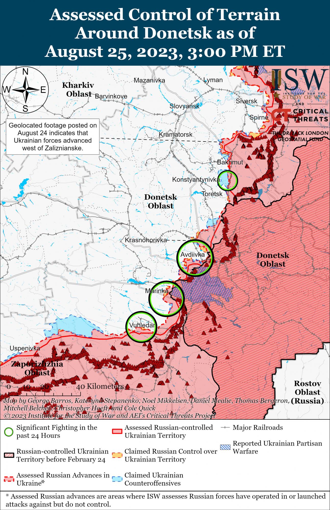 ВСУ добились успехов на Мелитопольском направлении: карты боев ISW