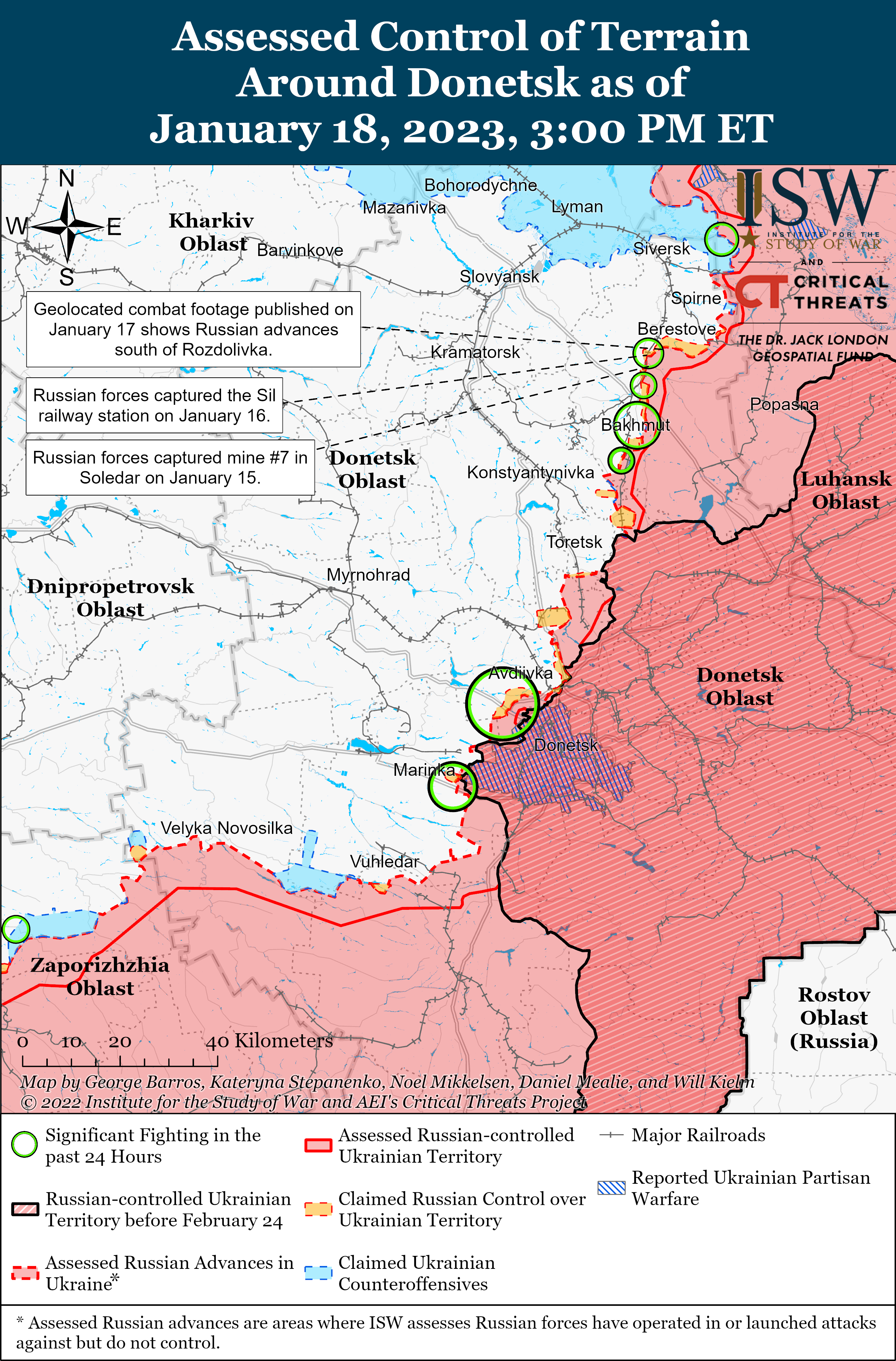 Россияне в Запорожской области готовятся к обороне: карты боев