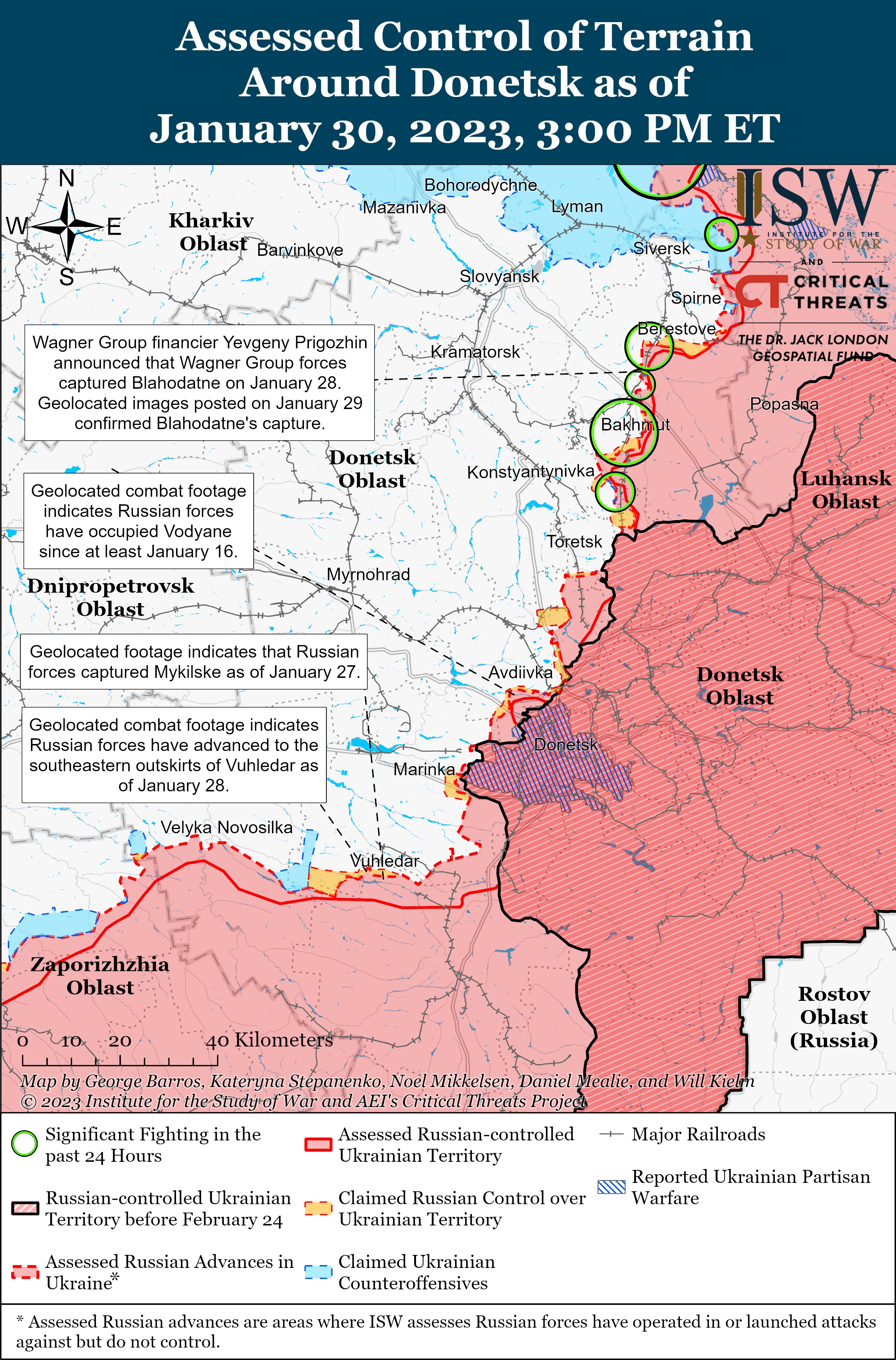 Россияне пытаются окружить Угледар: карты боев