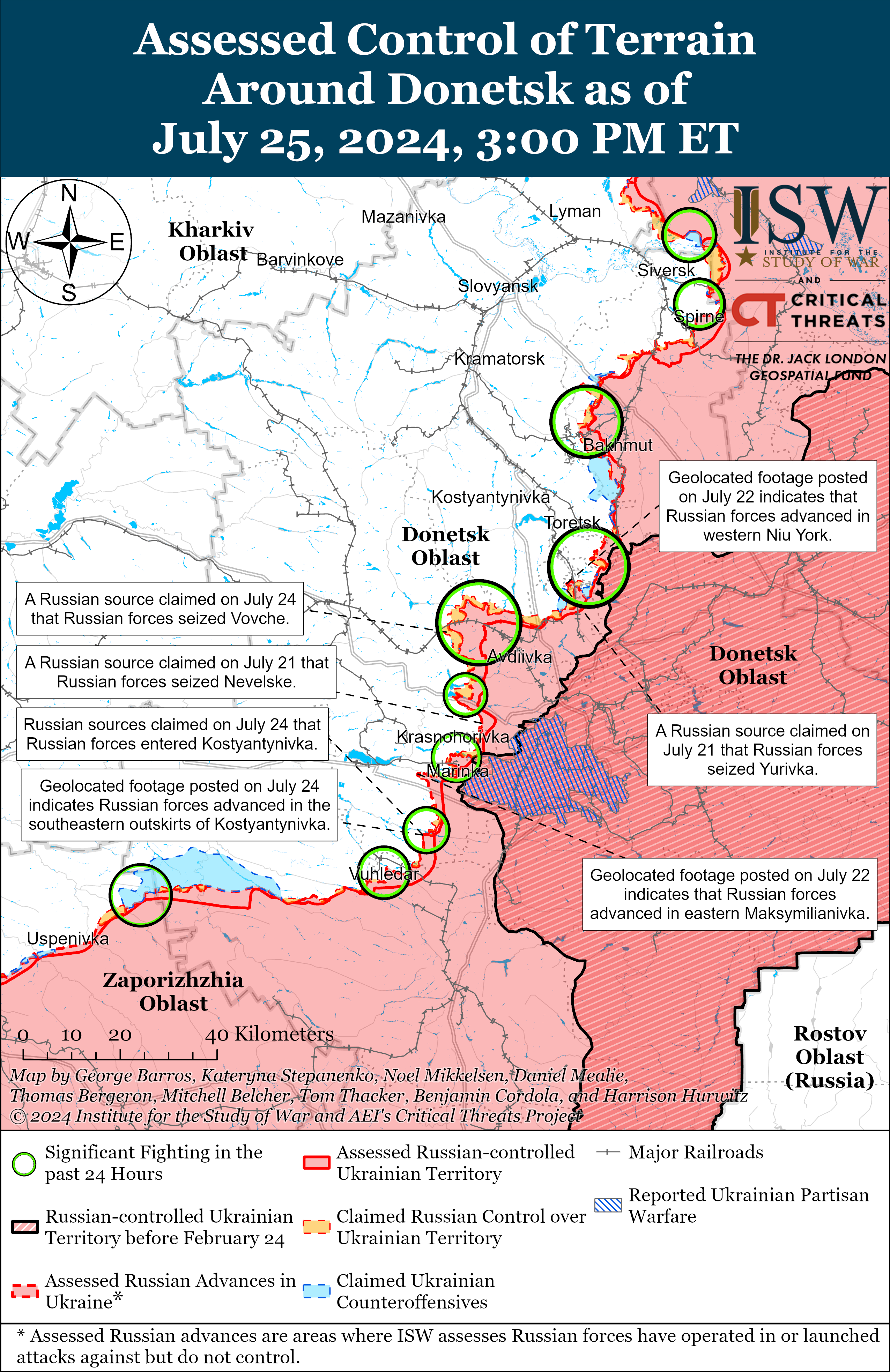 Россияне продвинулись под Харьковом, но захват Глубокого не подтверждается: карты ISW