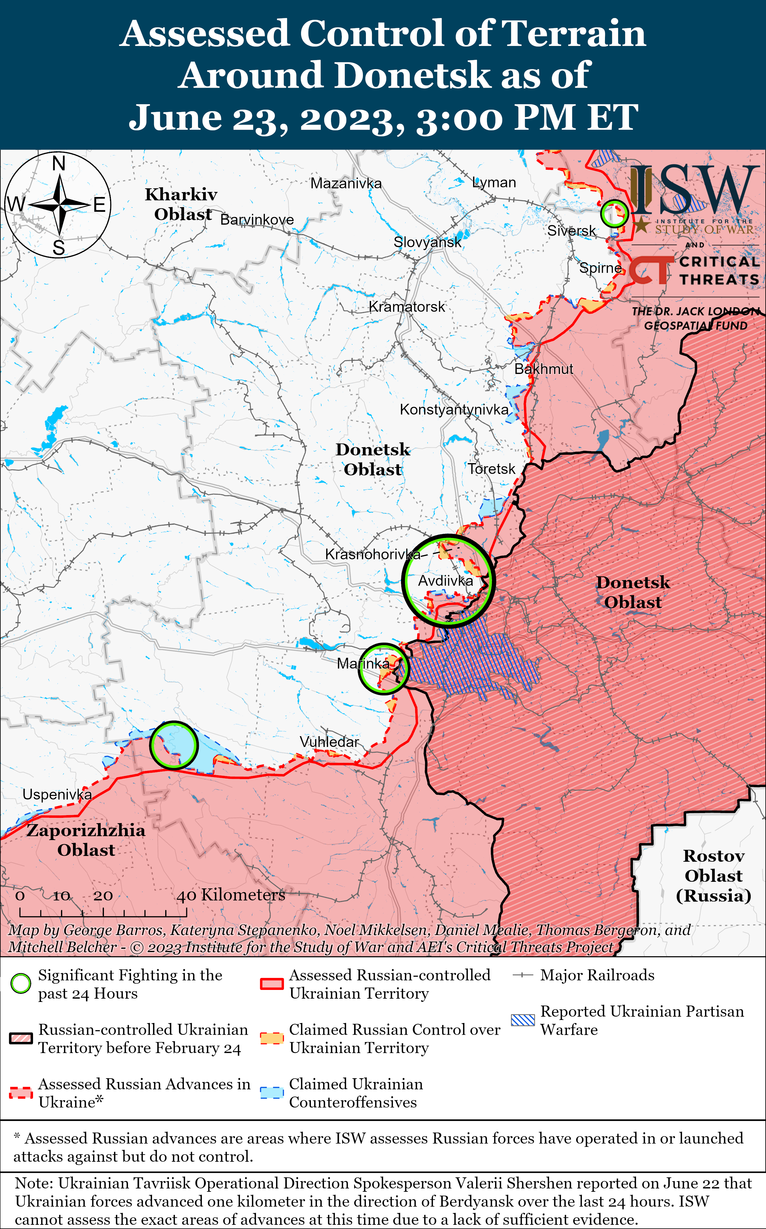 Россияне потеряли инициативу на Купянском направлении: карты боев ISW