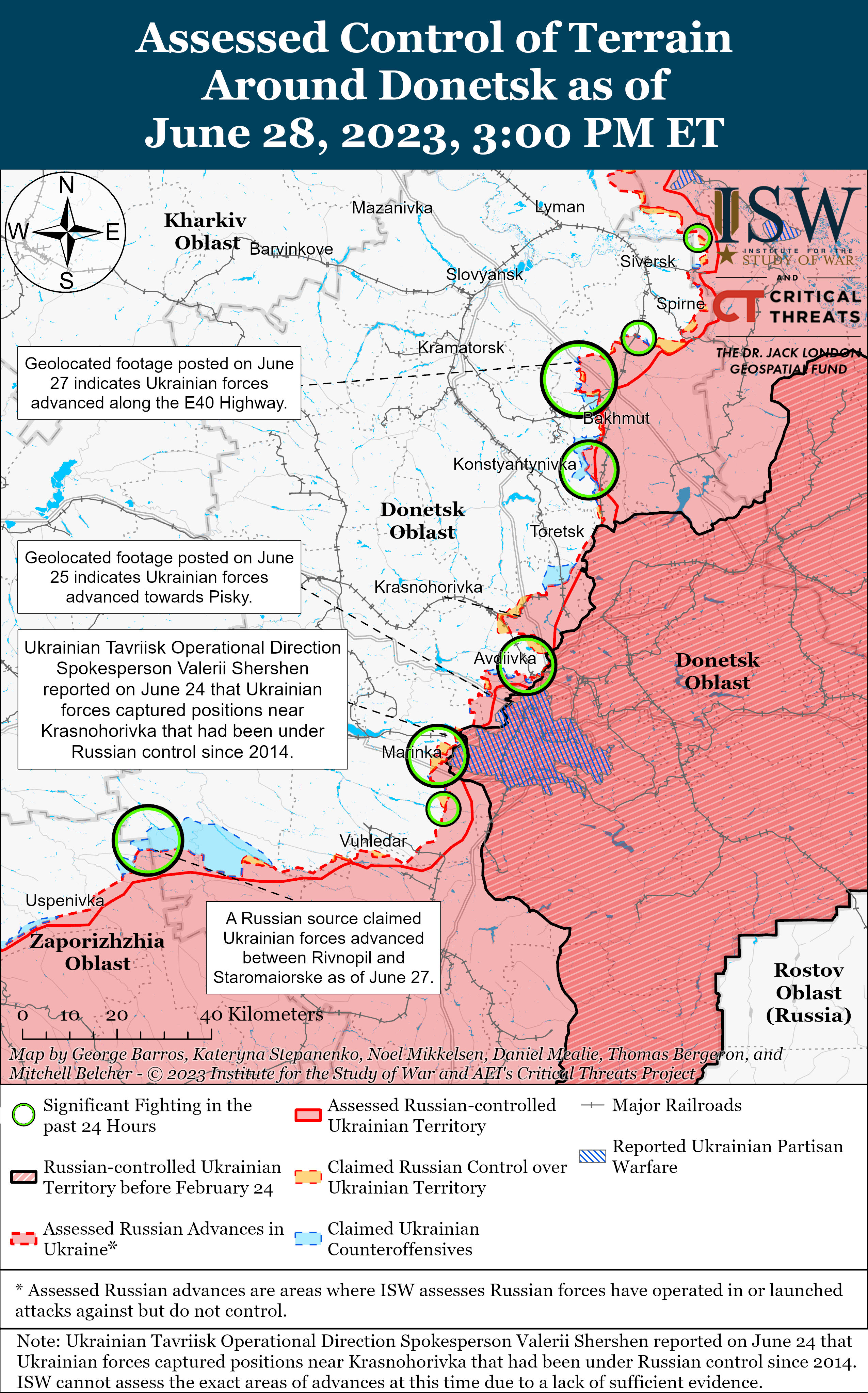 ВСУ провели ряд атак на левом берегу Днепра в Херсонской области: карты боев ISW
