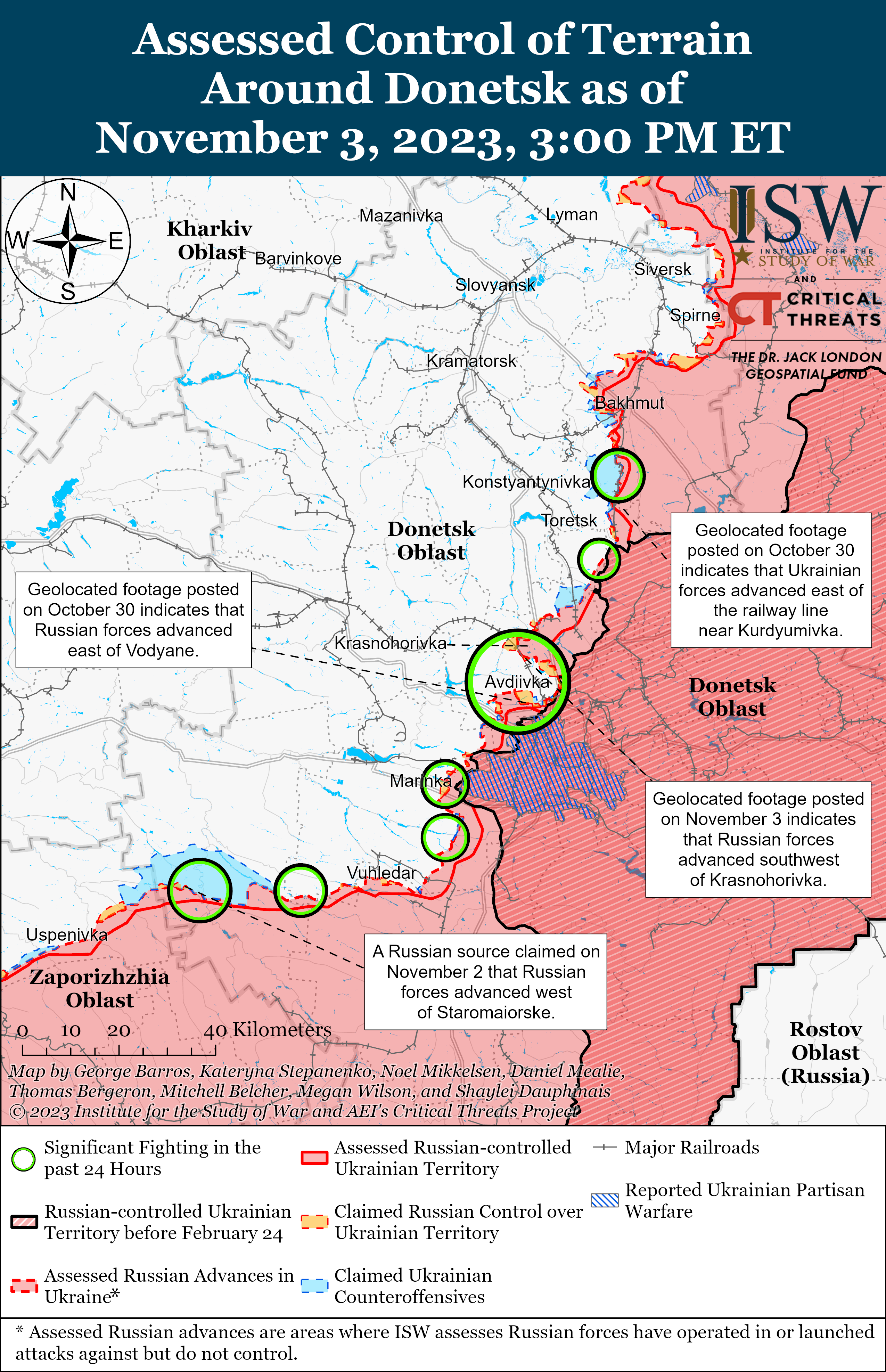 ВСУ уничтожили колонну российской бронетехники под Угледаром: карты боев ISW