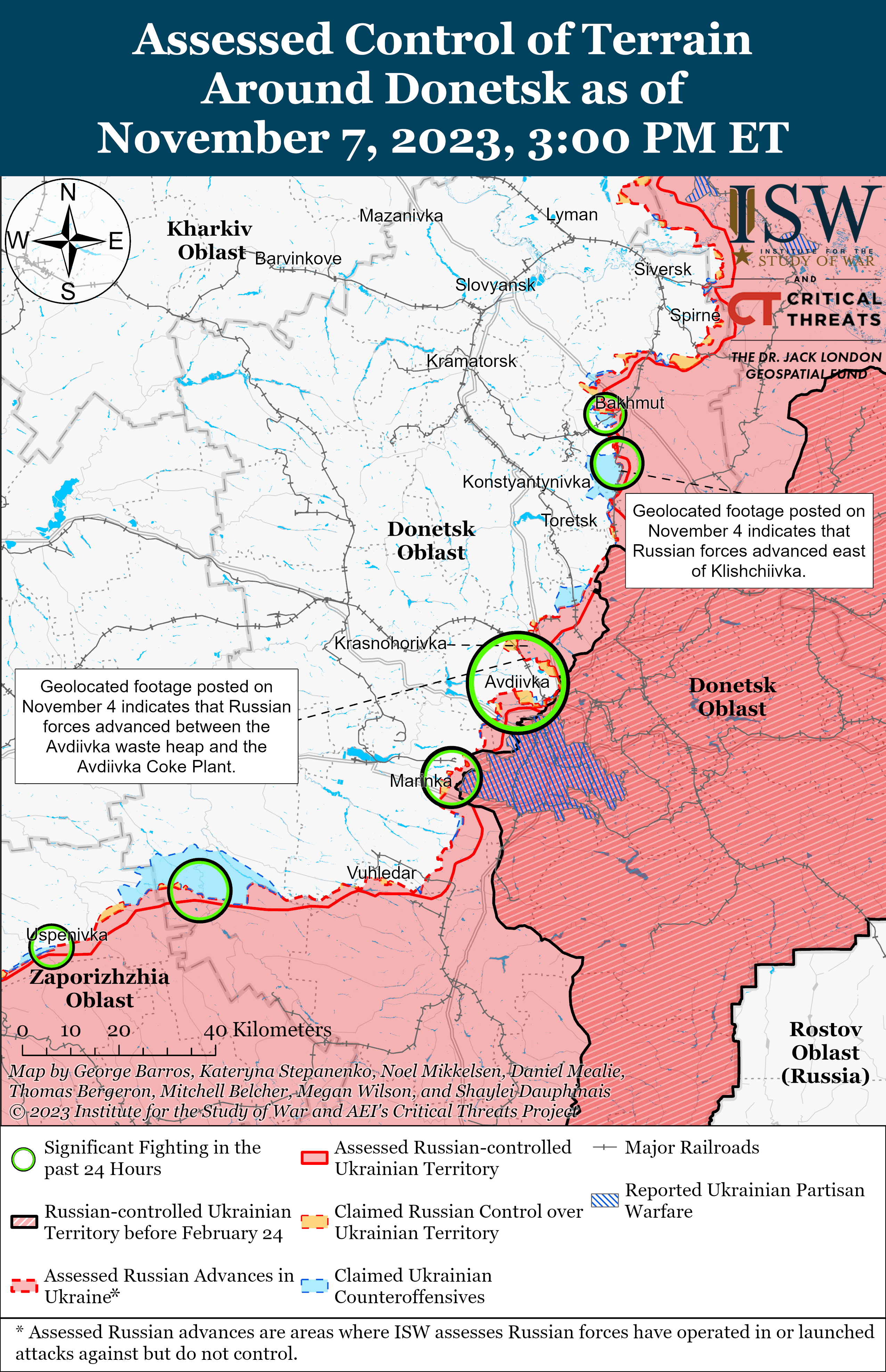 ЗСУ просунулися на Бахмутському напрямку: карти боїв ISW