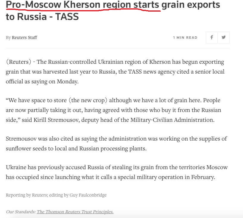 МЗС закликало Reuters не просувати російську пропаганду та вказало на помилки