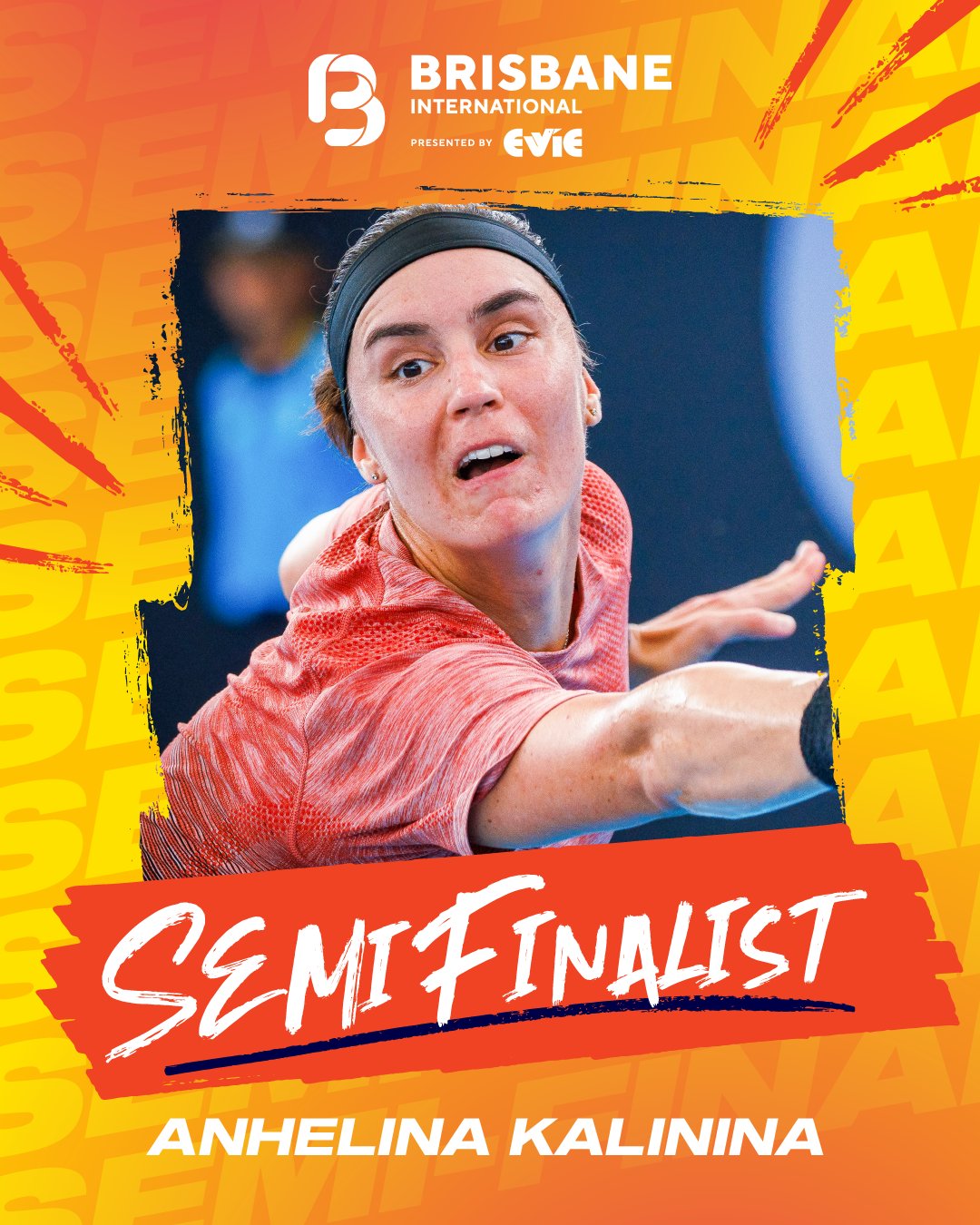 Была в шаге от поражения: Калинина с волевой победой вышла в полуфинал турнира в Брисбене
