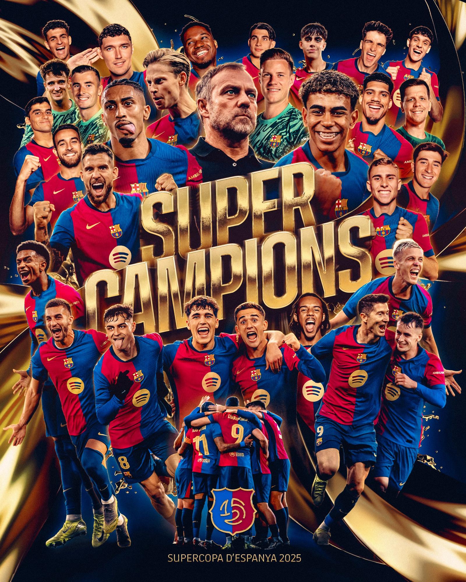 "Барселона" вдесятером разгромила "Реал" и выиграла Суперкубок