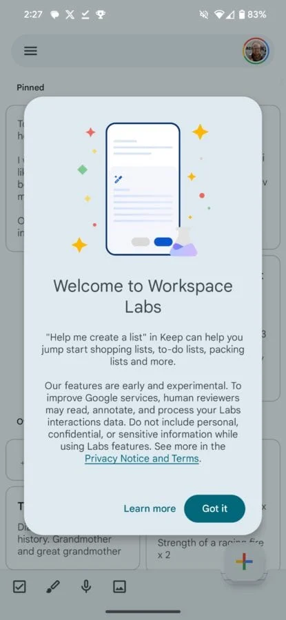 В приложении для Android появится функция, автоматически создающая списки дел вместо вас