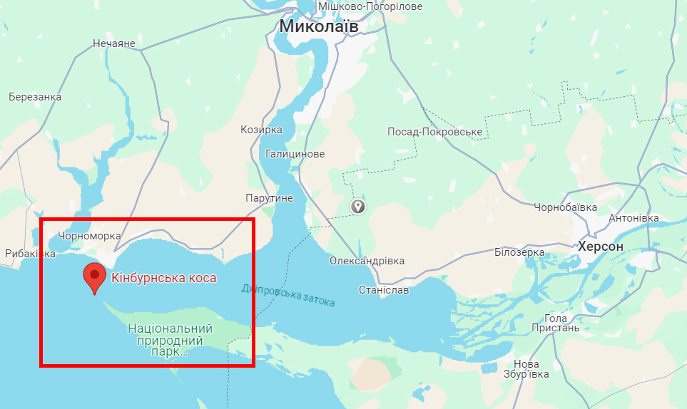 ВСУ заметили активность окупантов на Кинбурнской косе и назвали возможную цель