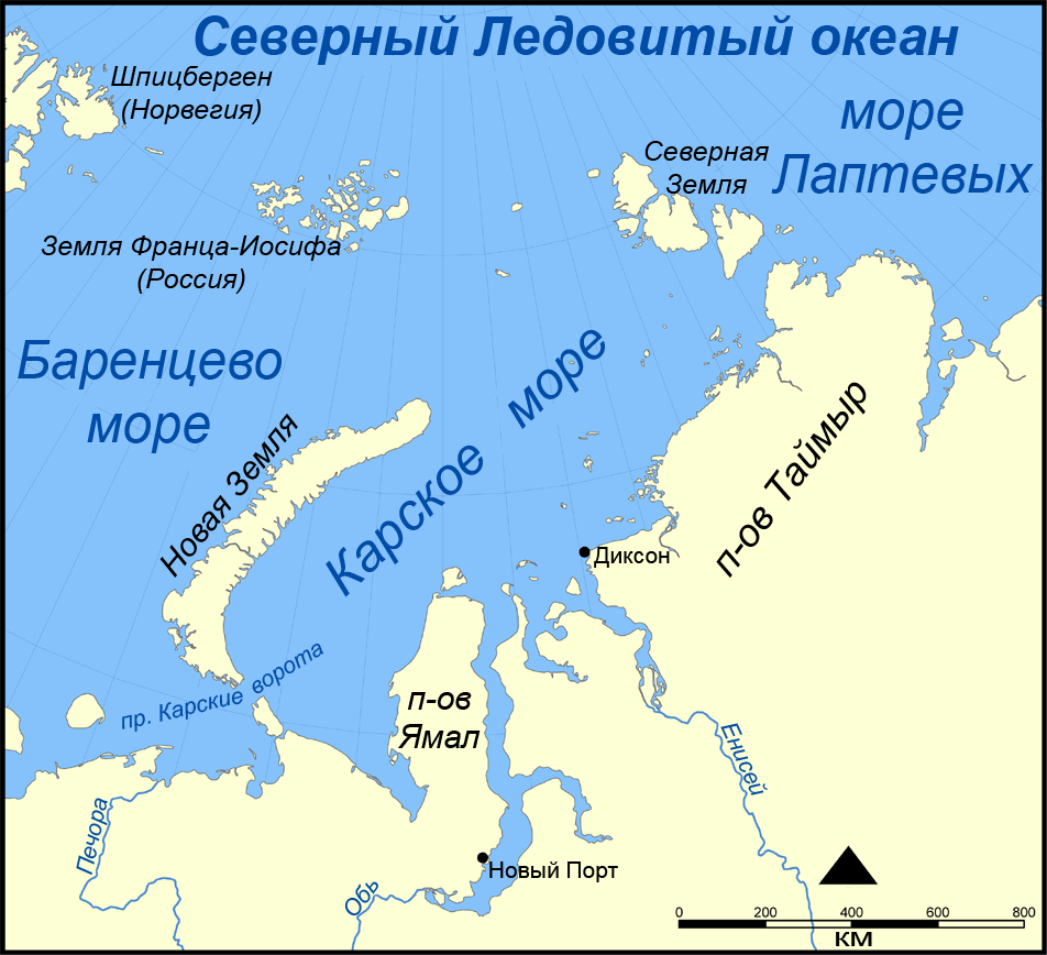 В Карском море перевернулся российский буксир