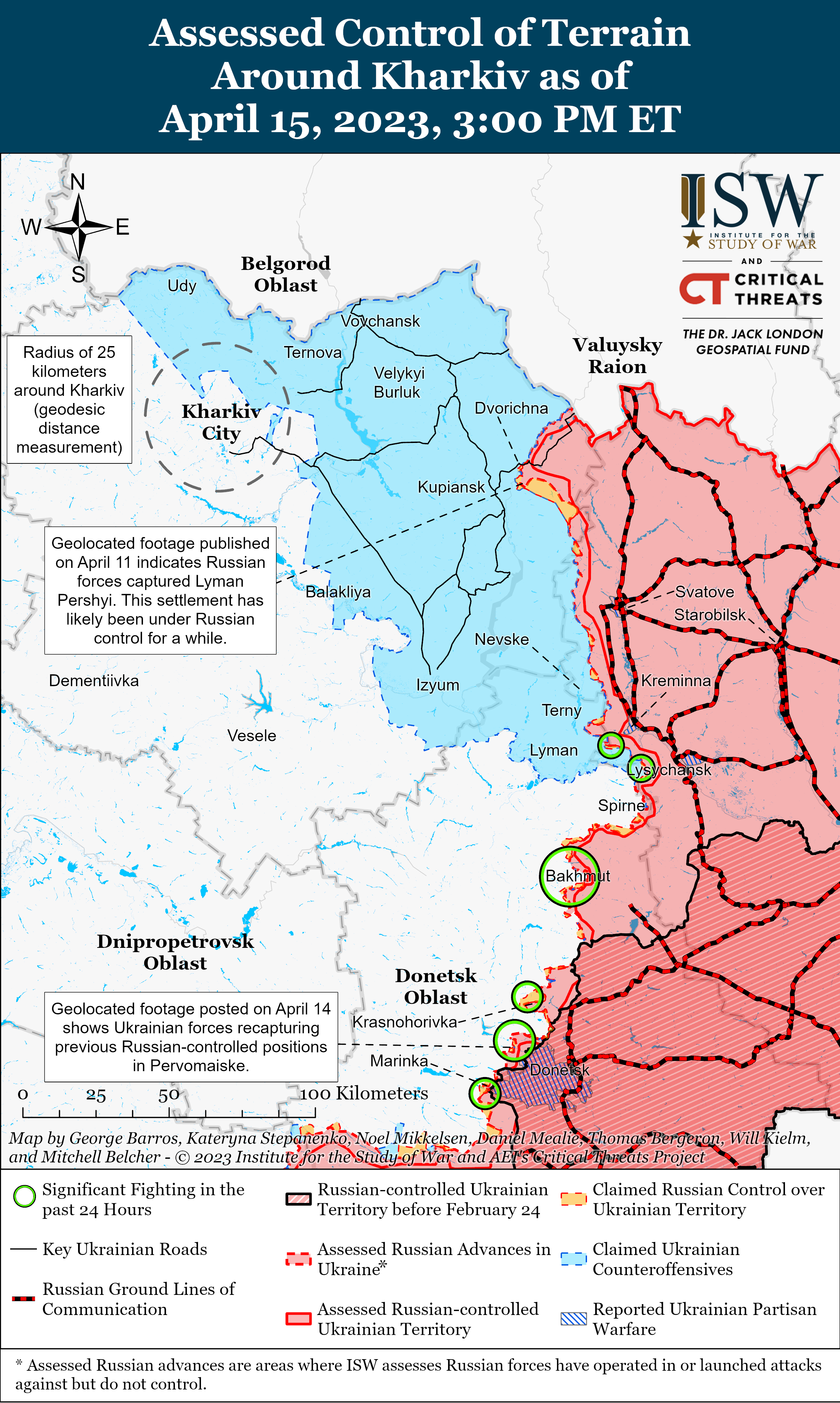 Контранступ ЗСУ. Росіяни готуються до оборони на різних напрямках: карти боїв ISW