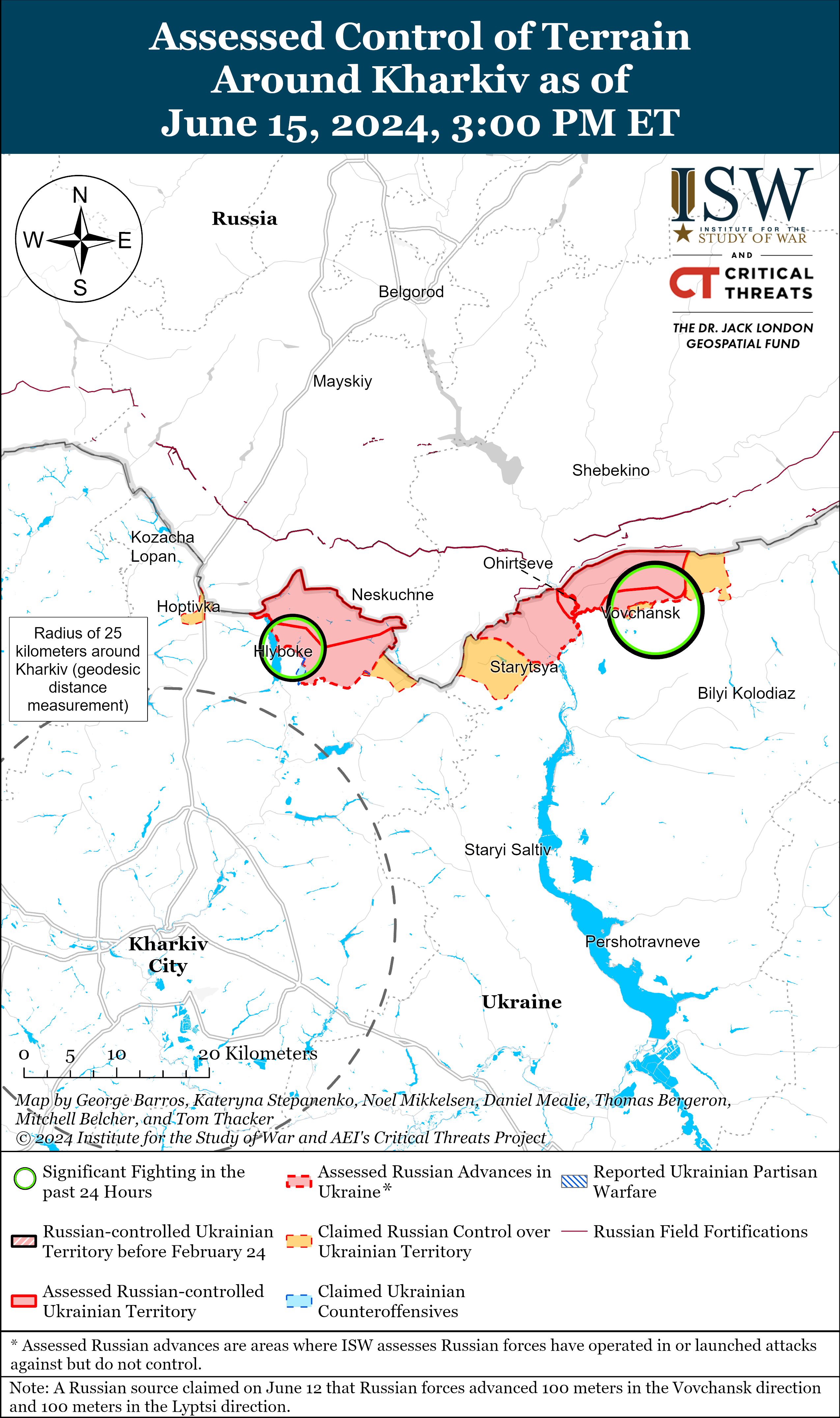 Окупанти просунулися під Куп’янськом і Авдіївкою: карти ISW