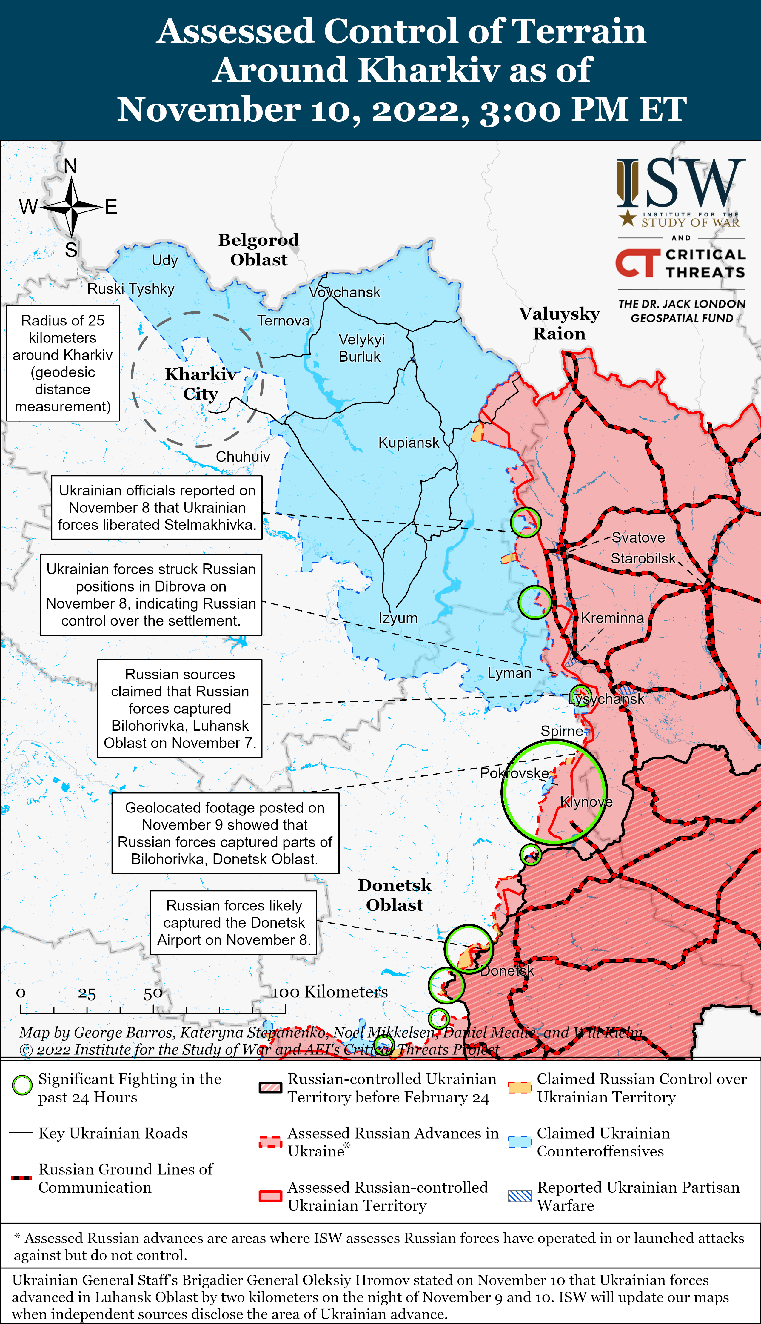 Продвижение ВСУ в Луганской области и упорный штурм оккупантов под Бахмутом: карты боев