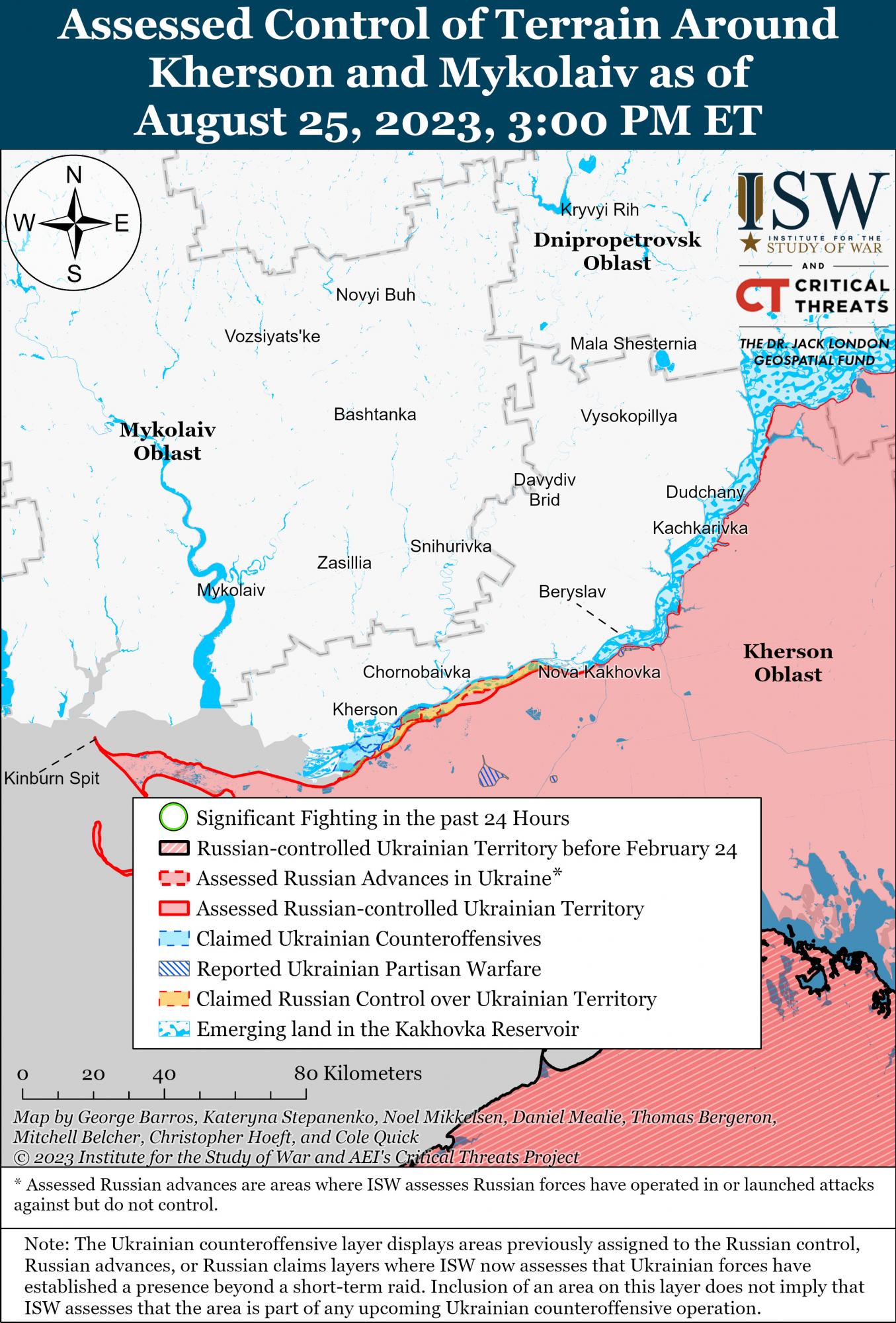 ВСУ добились успехов на Мелитопольском направлении: карты боев ISW