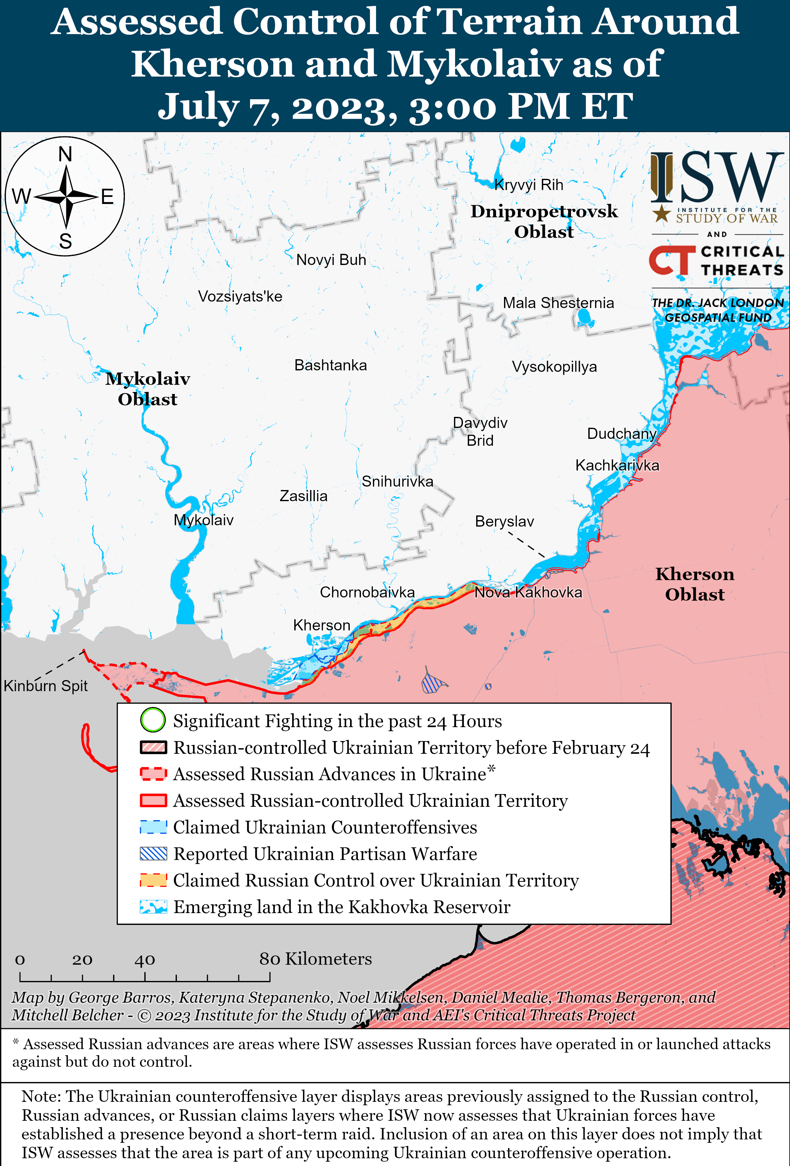 ВСУ начали новую волну контратак в Запорожской области: карты боев ISW