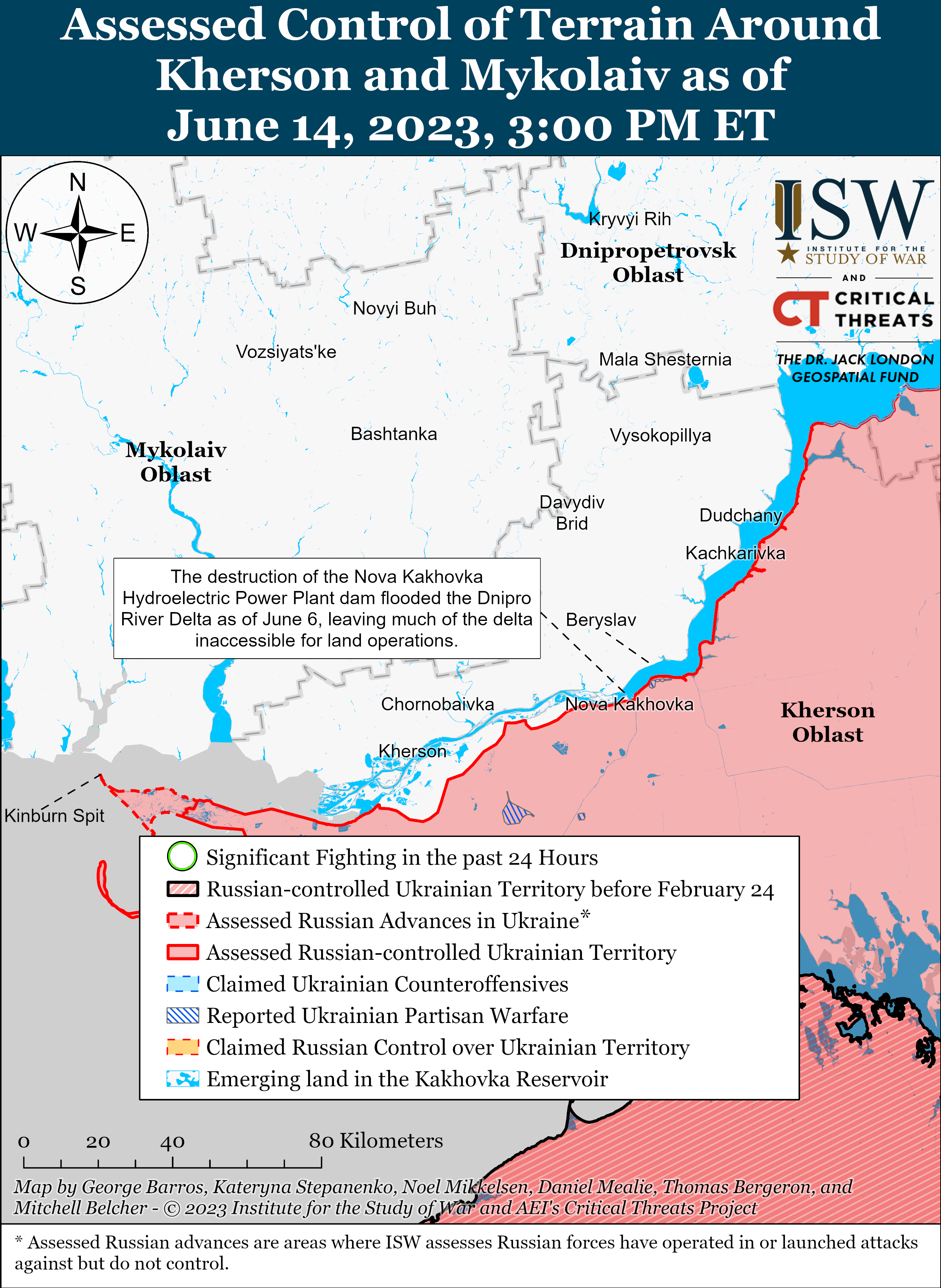 ЗСУ просуваються на кількох напрямках, РФ кидає в бій резерви: карти боїв ISW