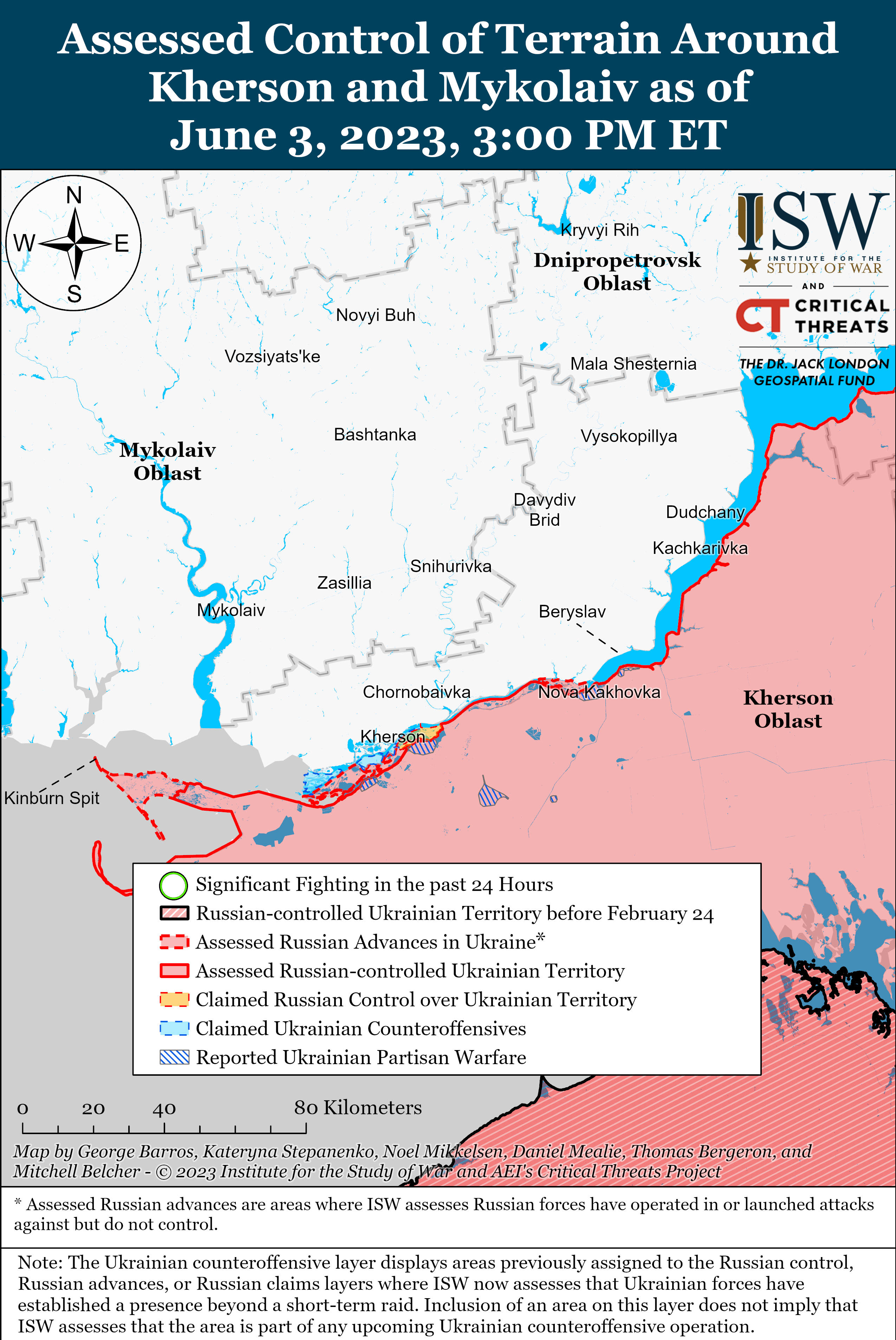 На флангах Бахмута идут позиционные боевые действия: карты боев от ISW