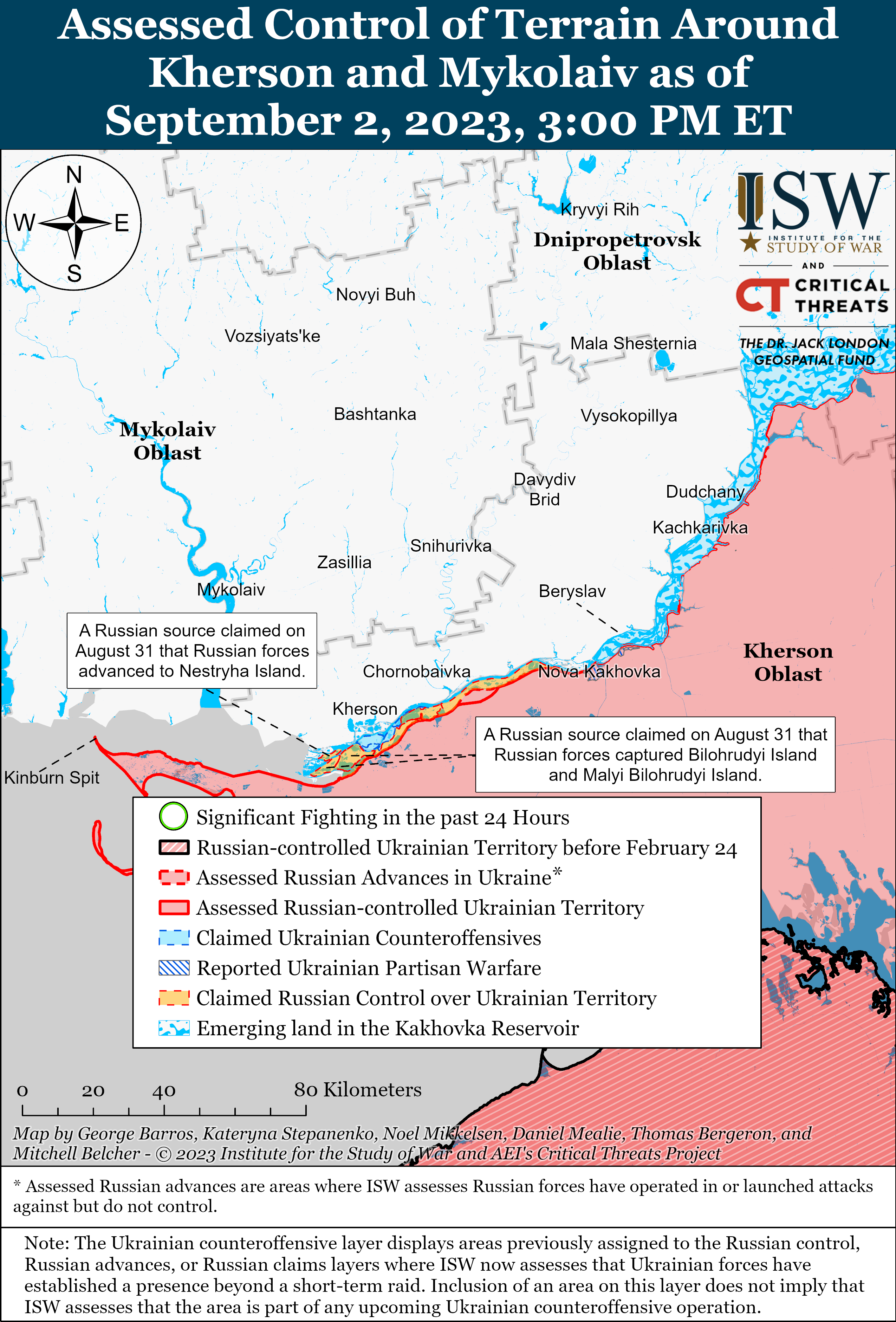 ЗСУ просунулися на заході Запорізької області: карти боїв ISW