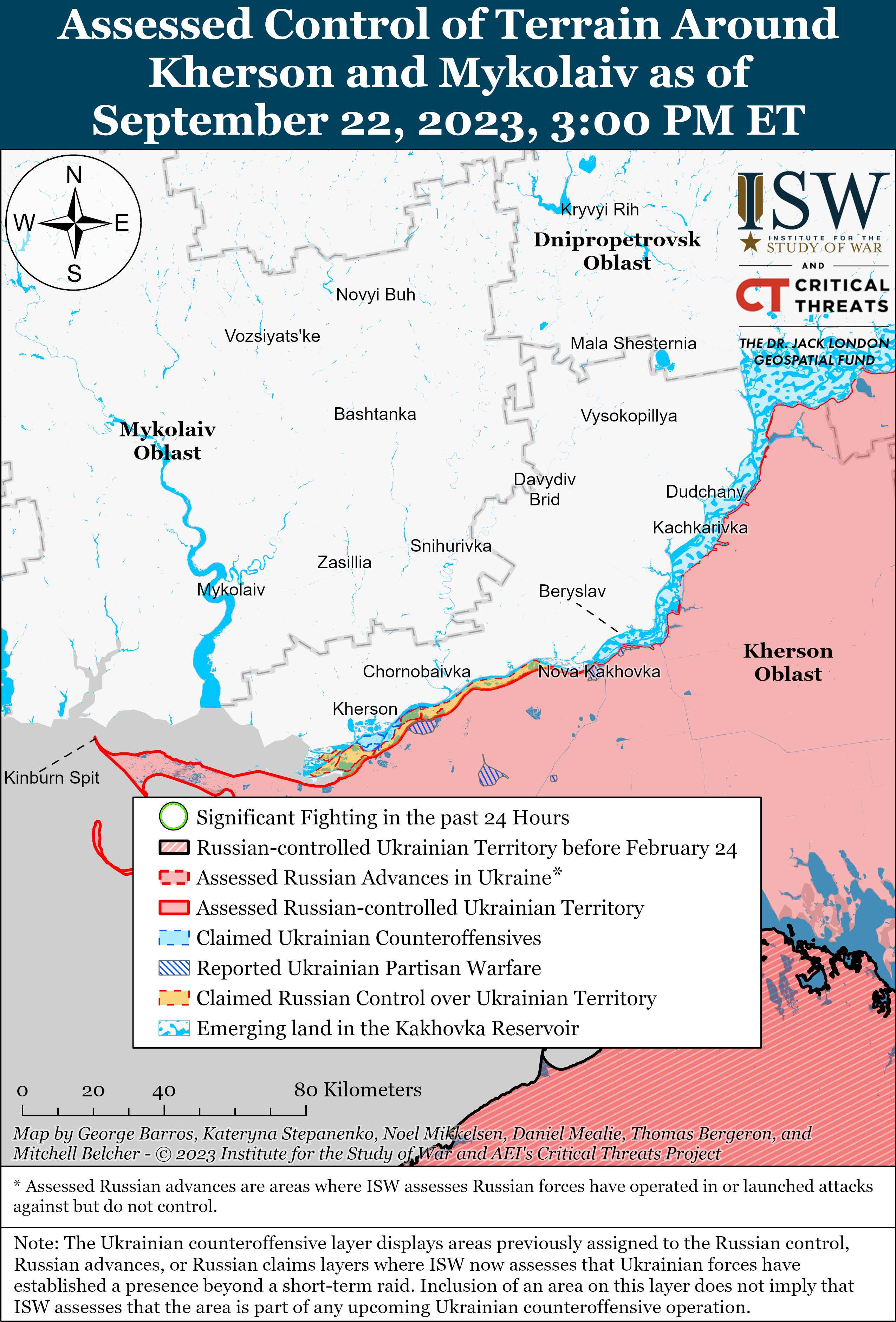 ВСУ продвинулись в районах Клещиевки и Новопрокоповки: карты боев ISW